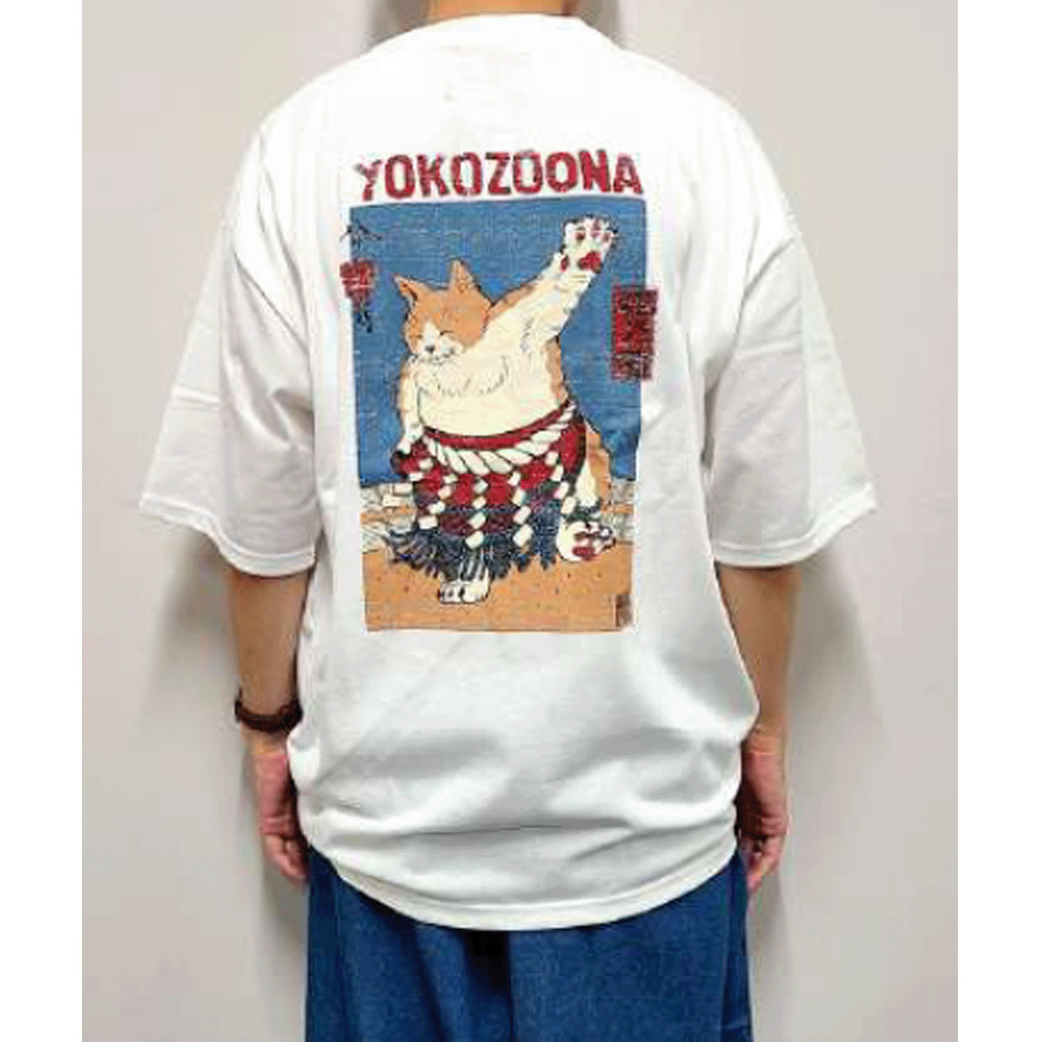 【Insta Live】CORISCO Animal Village ネコYOKOZUNATシャツ - 画像3
