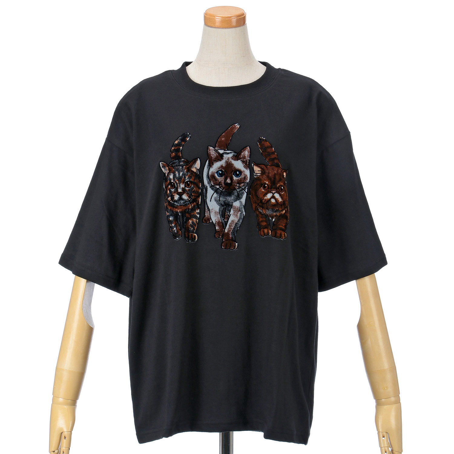 【Insta Live】CORISCO Animal Village ネコフロッキーTシャツ - 画像14