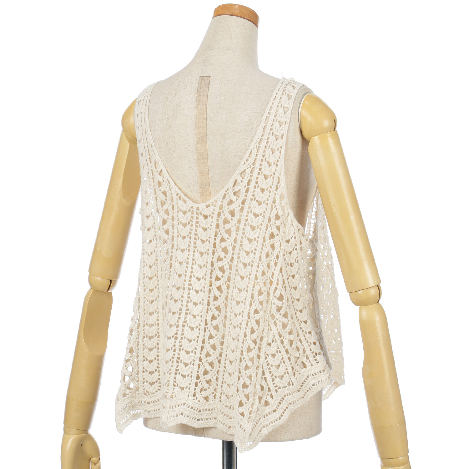 GENTIL かぎ針風ベスト - 画像10