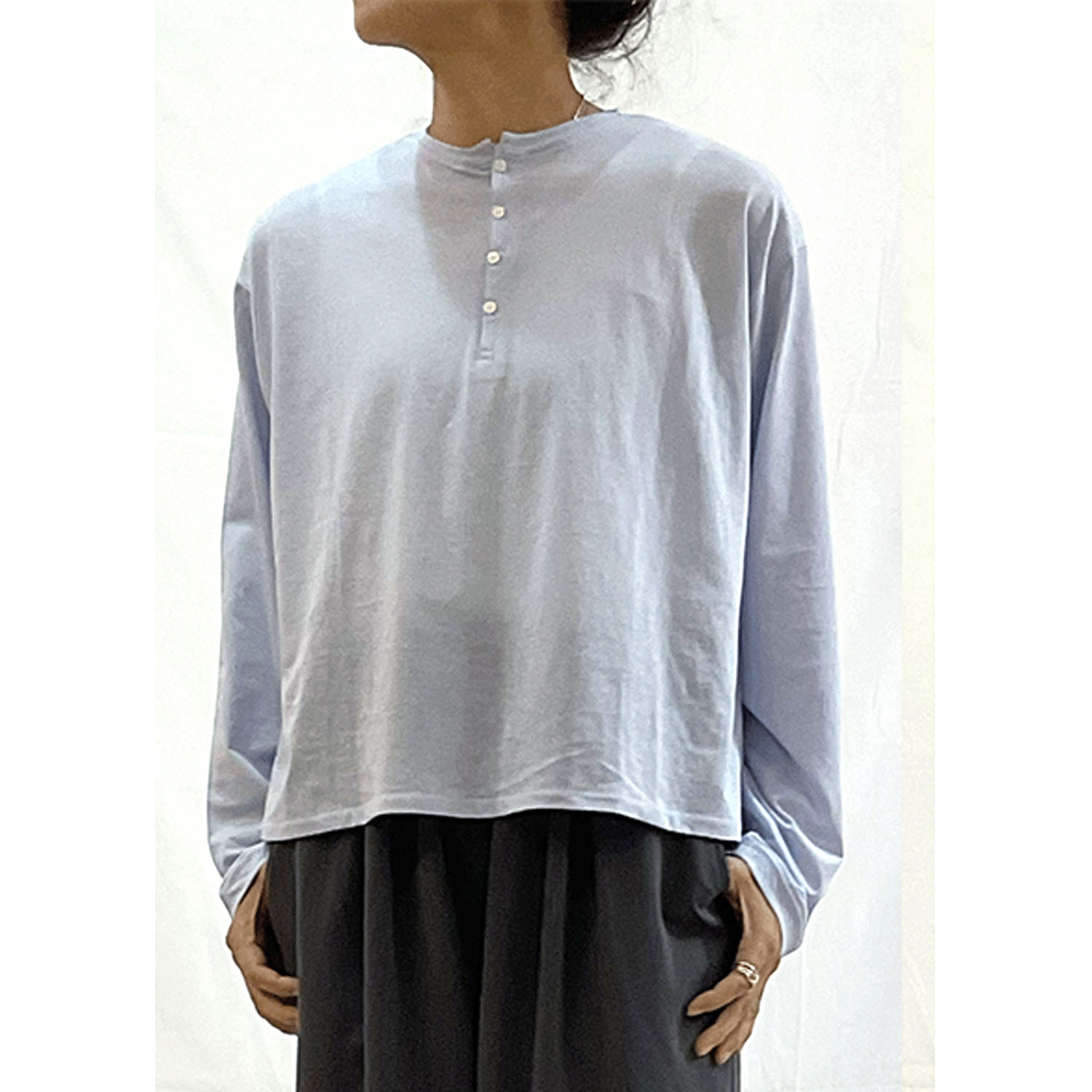 GENTIL シアーヘンリープルオーバー - 画像5