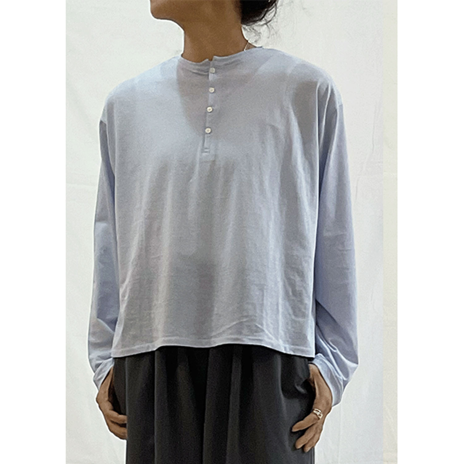 GENTIL シアーヘンリープルオーバー