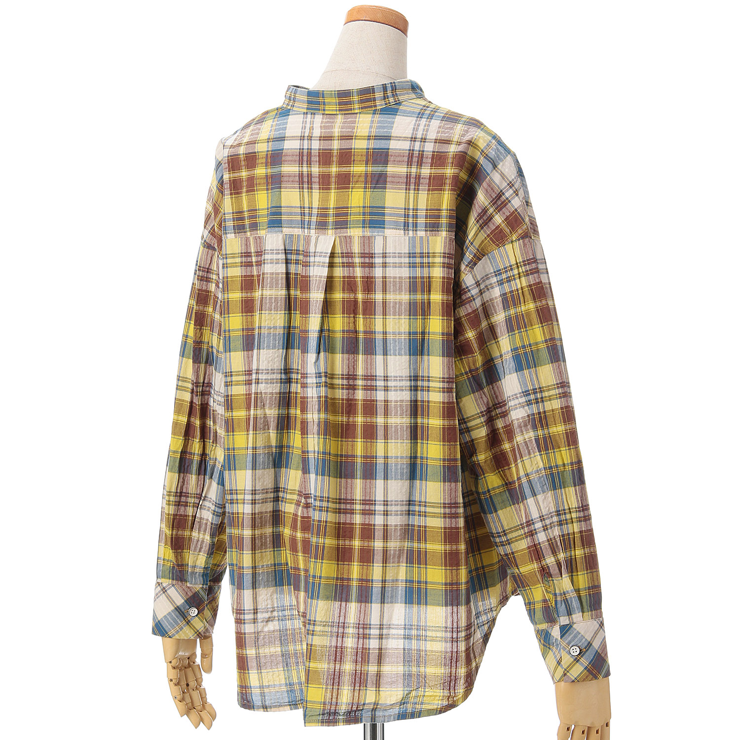 GENTIL マドラスチェックポケットシャツ - 画像10