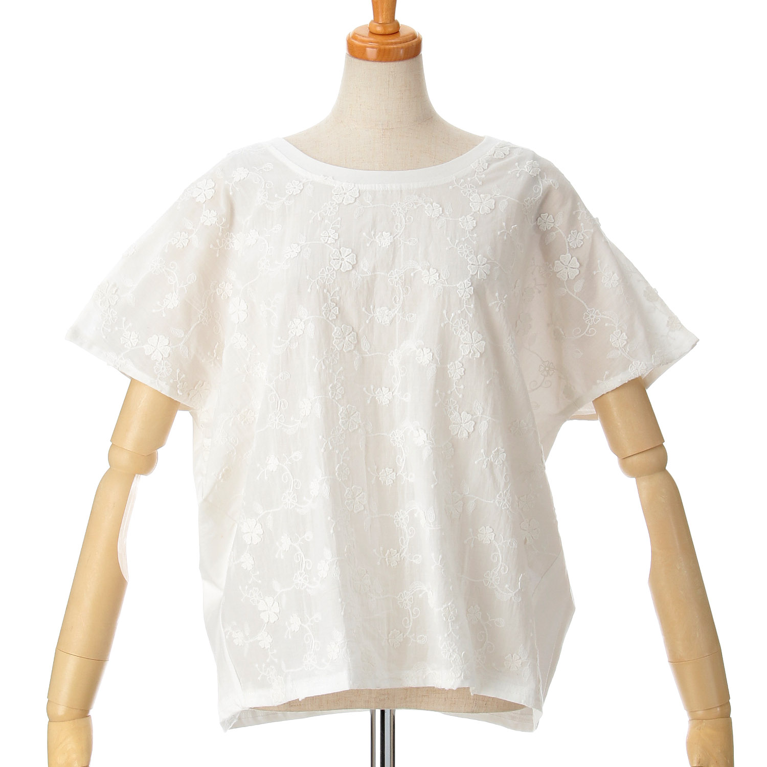 LittleMarket フラワーレリーフプルオーバー - 画像3