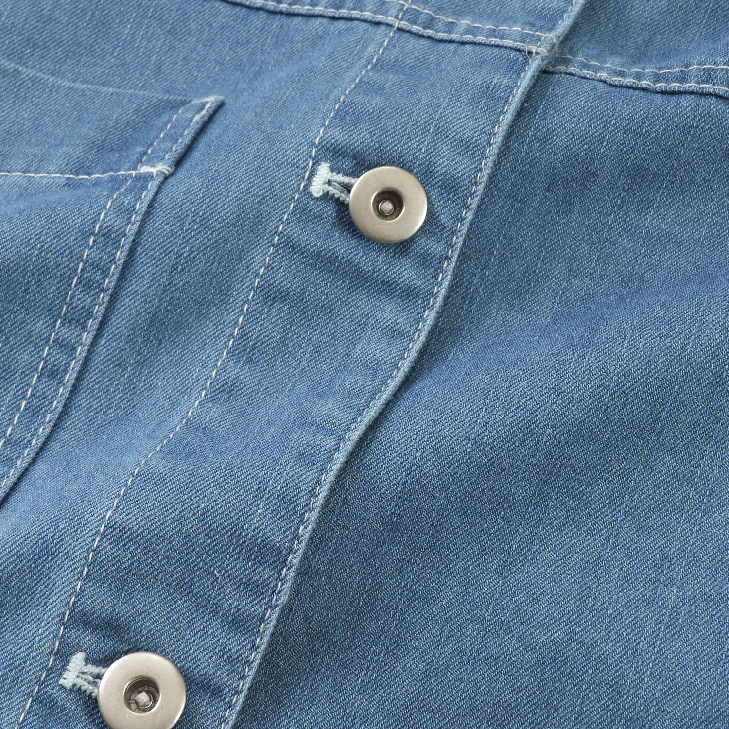 Amitie イーズデニムノーカラージャケット - 画像4