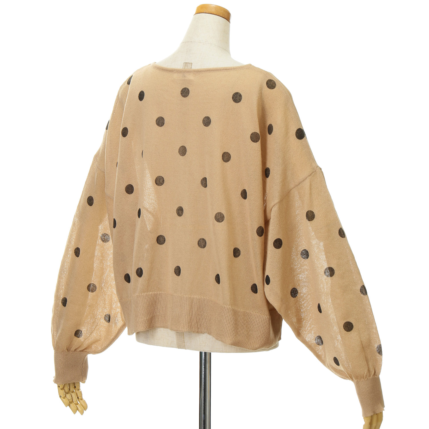 Amitie シアードットカーディガン - 画像3