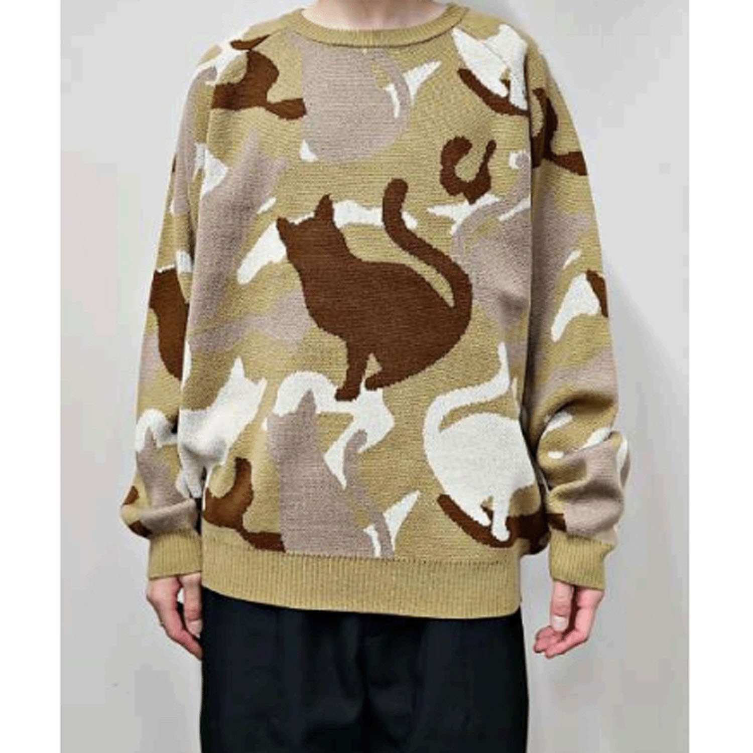 CORISCO Animal Village カモフラネコセーター - 画像4
