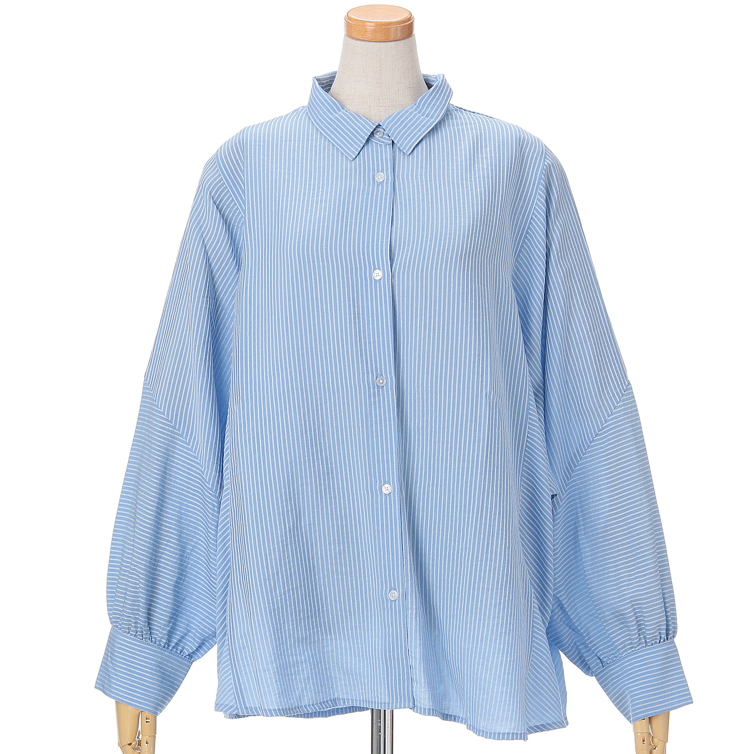 【Insta Live】MAFRAIS ストライプドビードルマンシャツ - 画像11