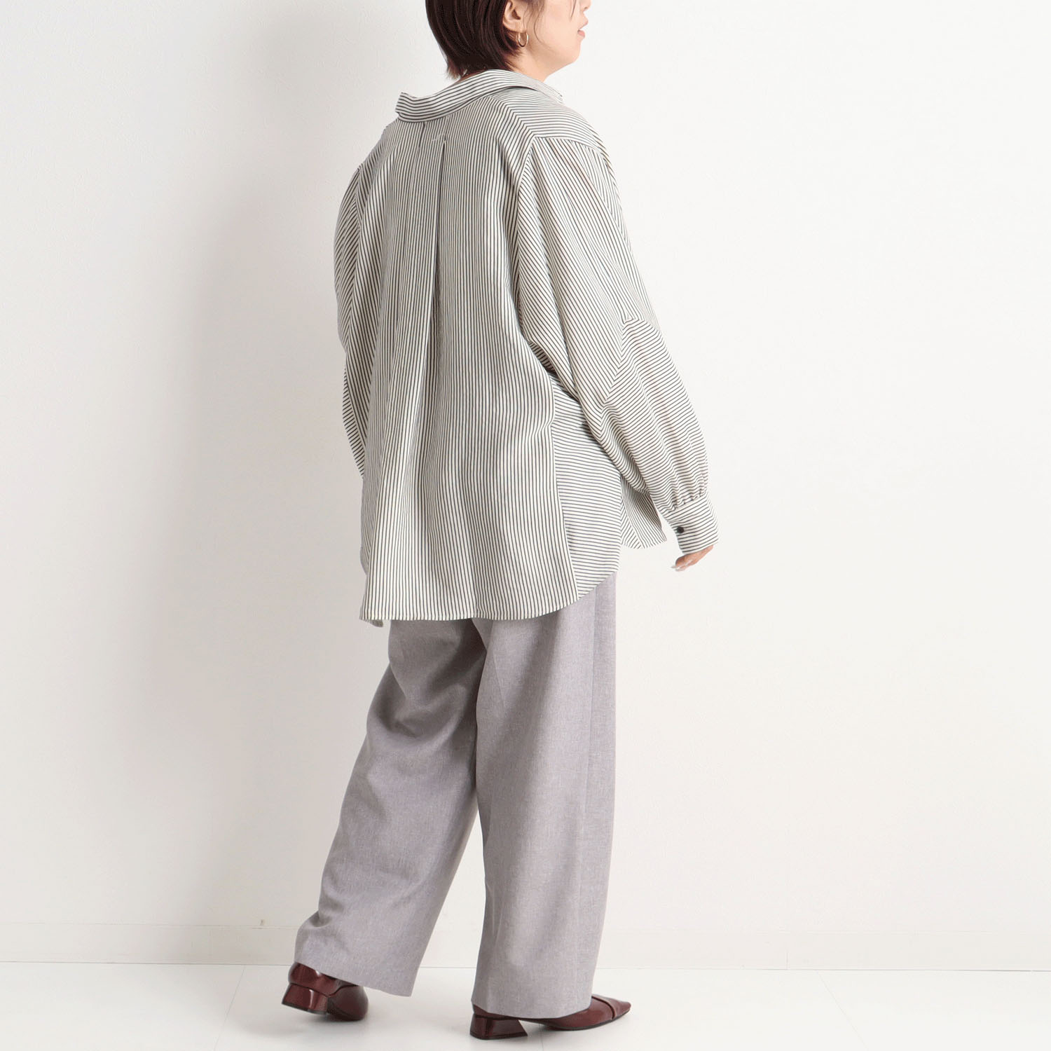 【Insta Live】MAFRAIS ストライプドビードルマンシャツ - 画像4