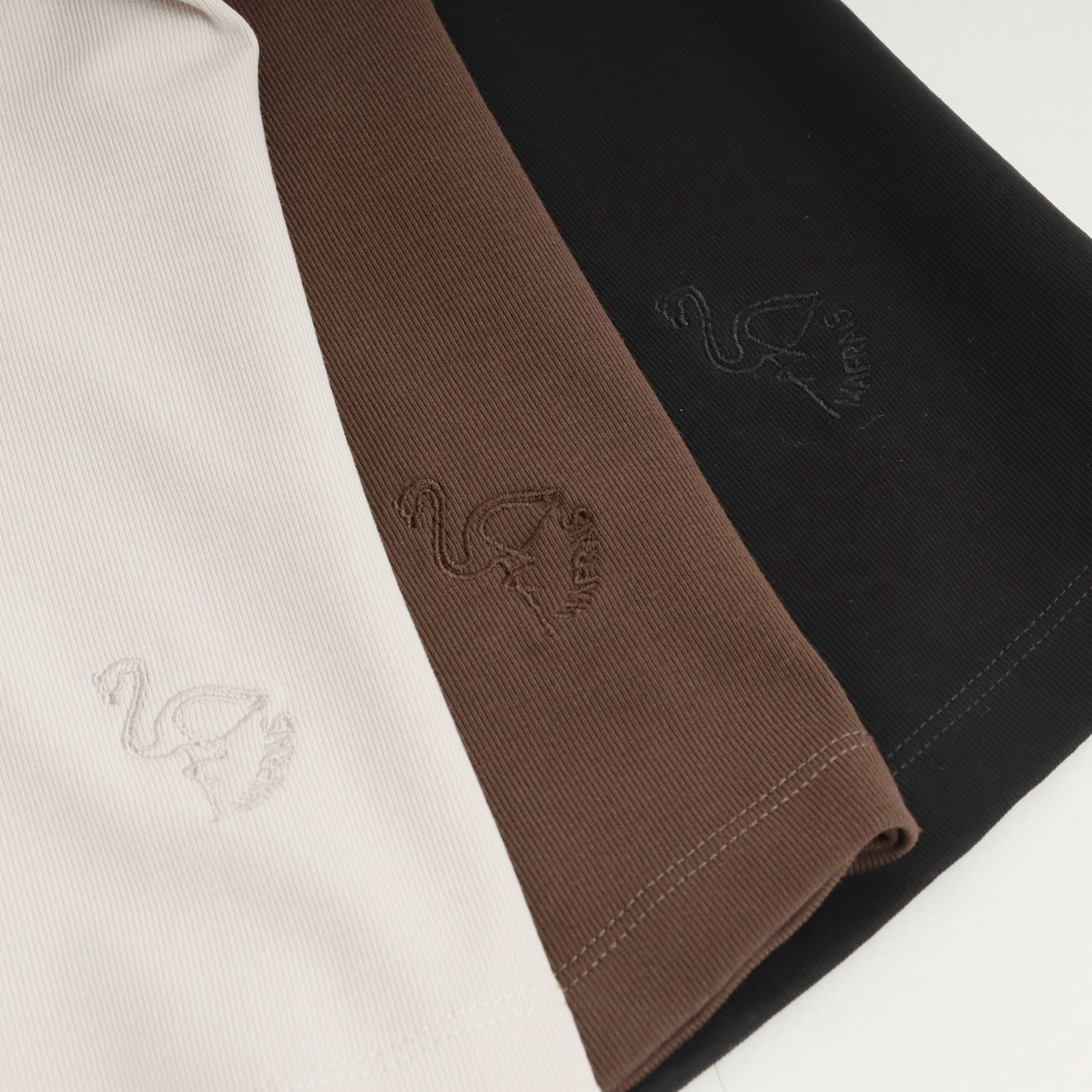 MAFRAIS アイスリブBASIC 5分袖Tee - 画像2