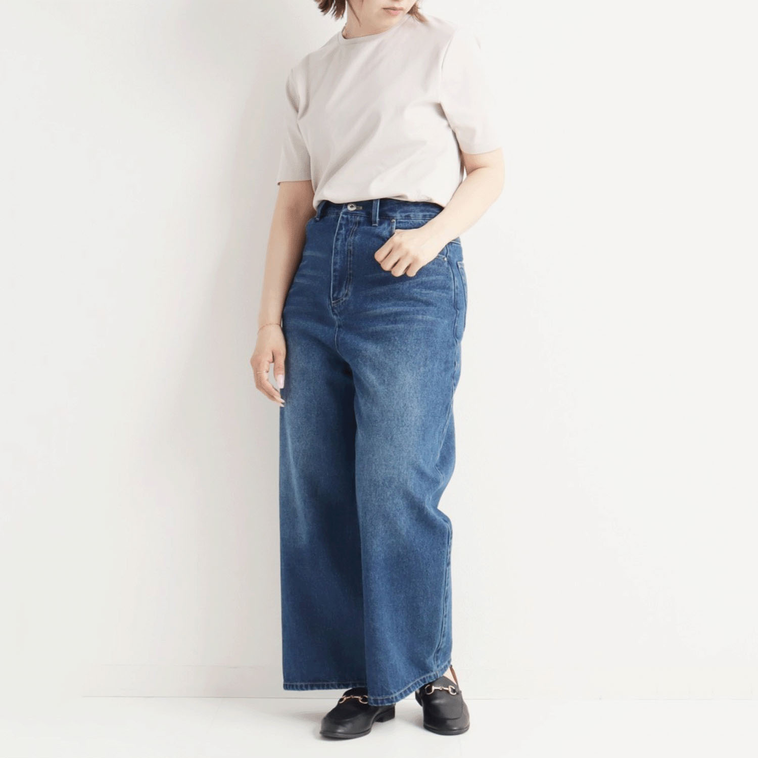 MAFRAIS アイスリブBASIC 5分袖Tee - 画像5