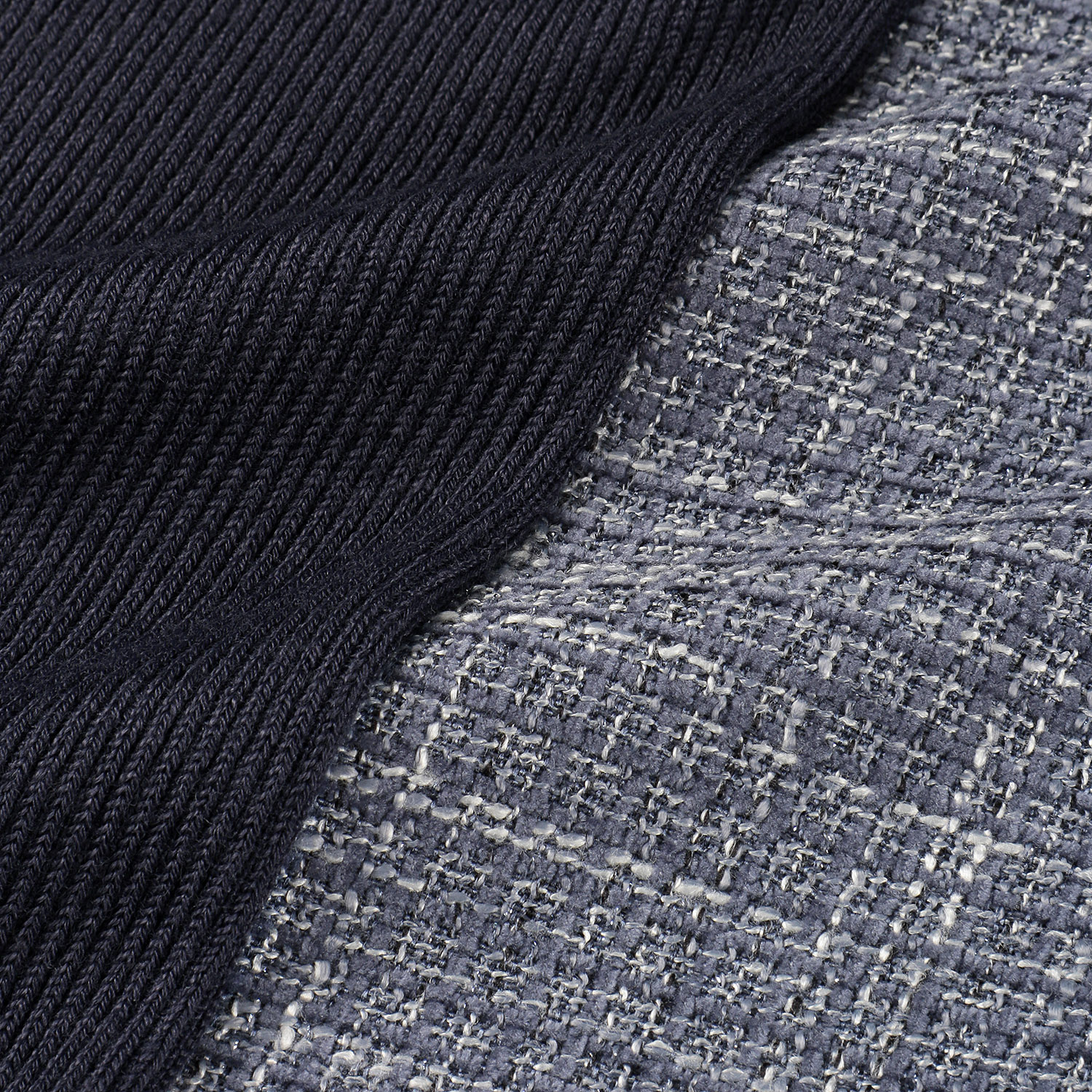 le colis ラメツイード×ニットソー切替えプルオーバー - 画像10