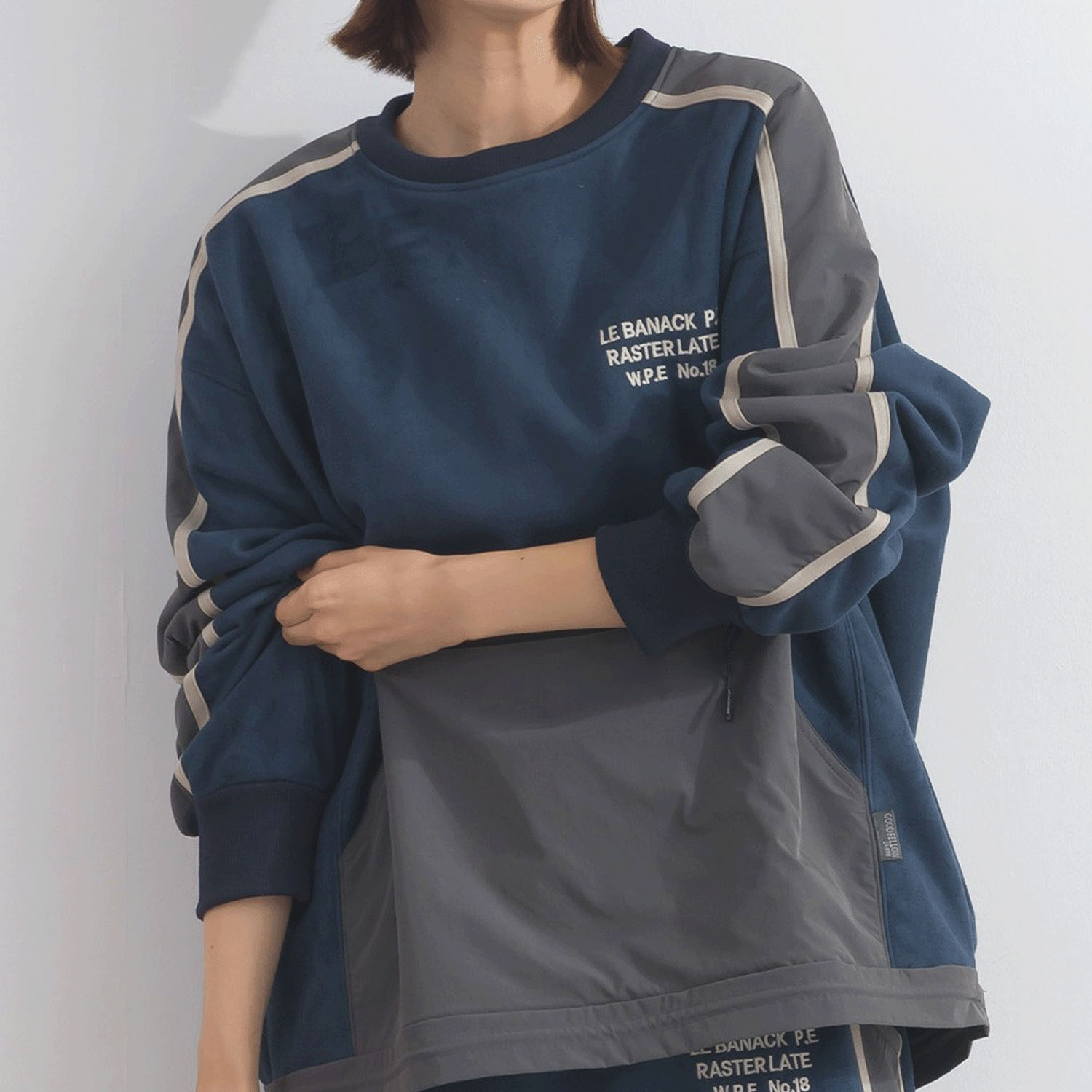 【ETONET限定】iriey フェイクスウェードラインプルオーバー - 画像26