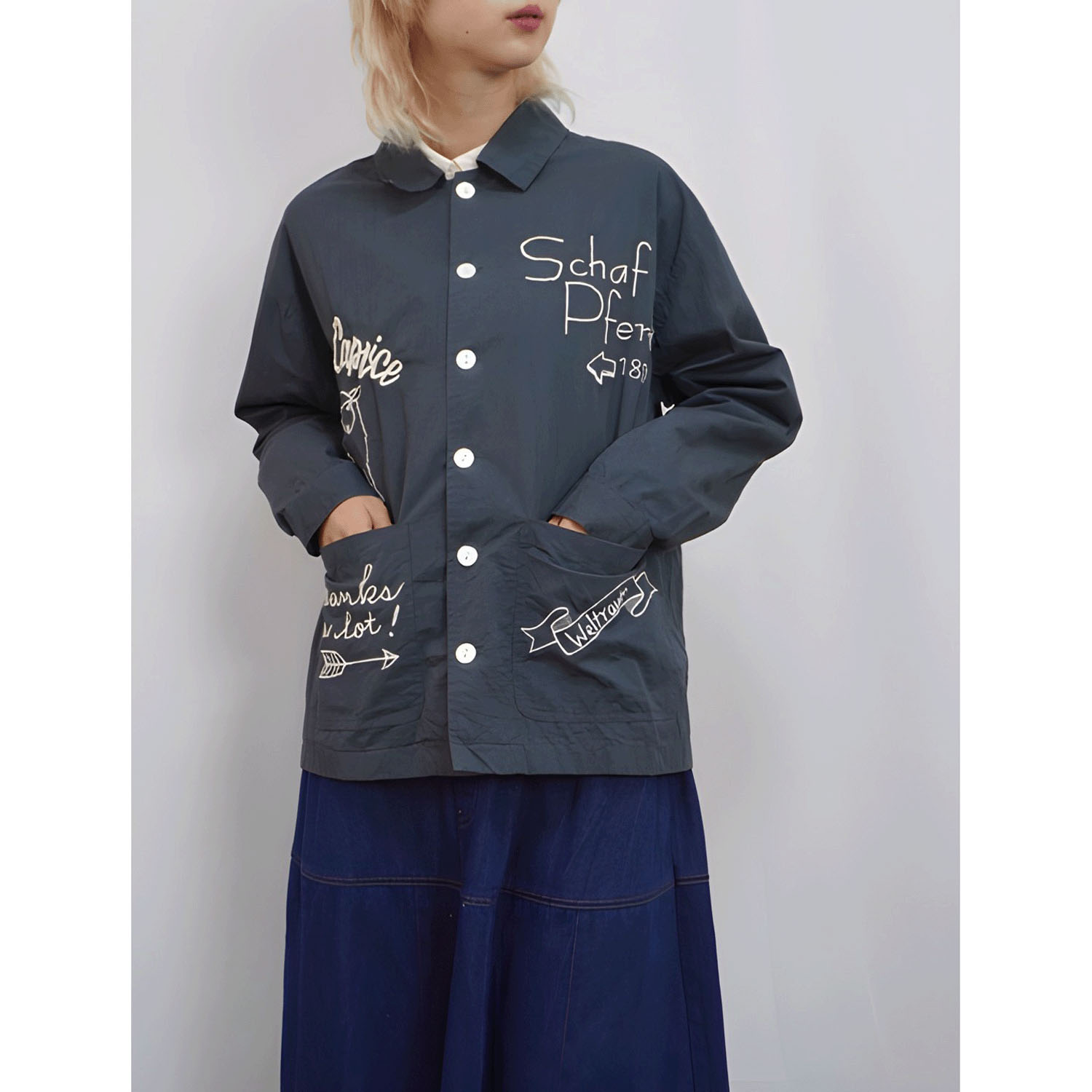 fu－dueka：： 刺繍カバーオール - 画像9