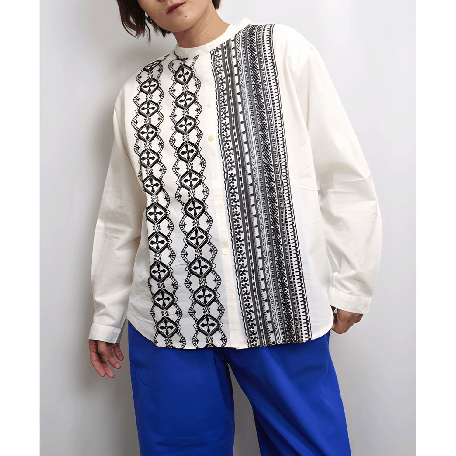 fu－dueka：：刺繍シャツ