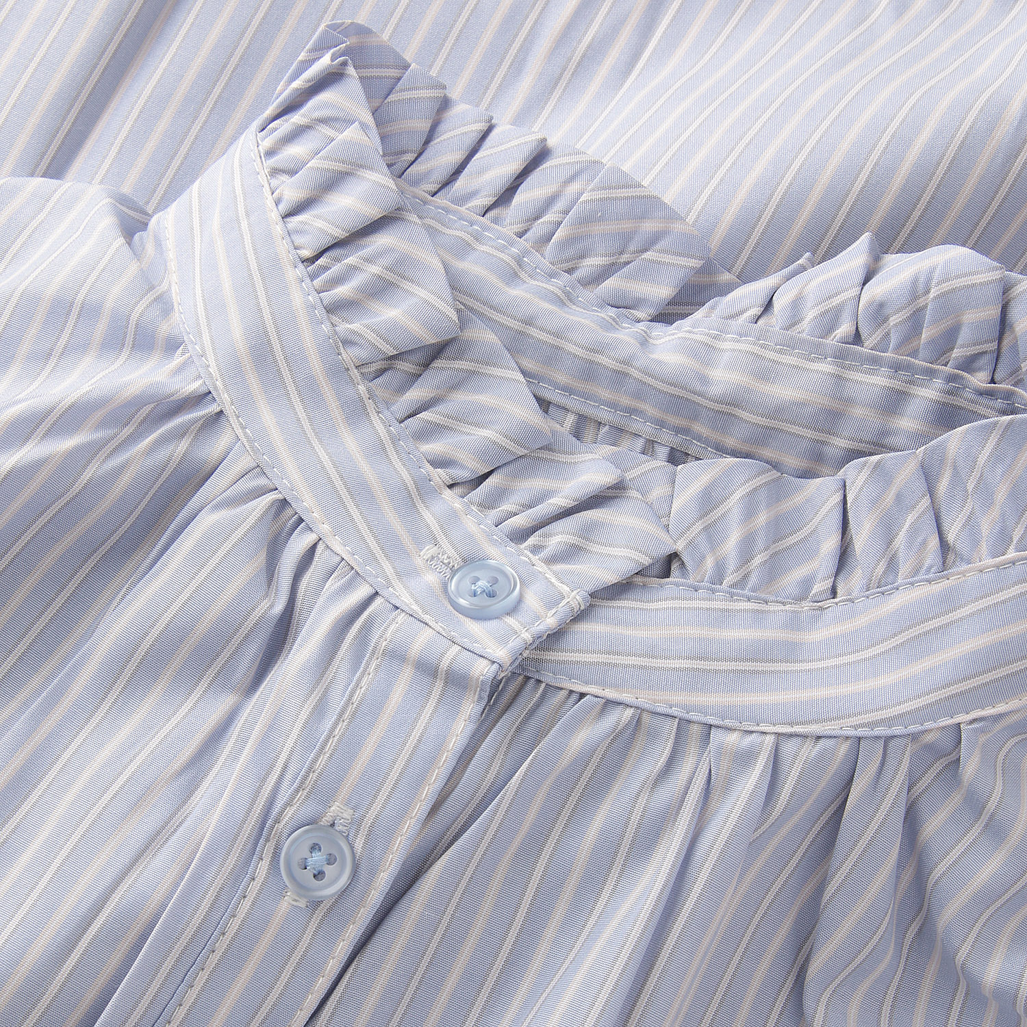 le colis 袖タック襟フリルシャツ - 画像7