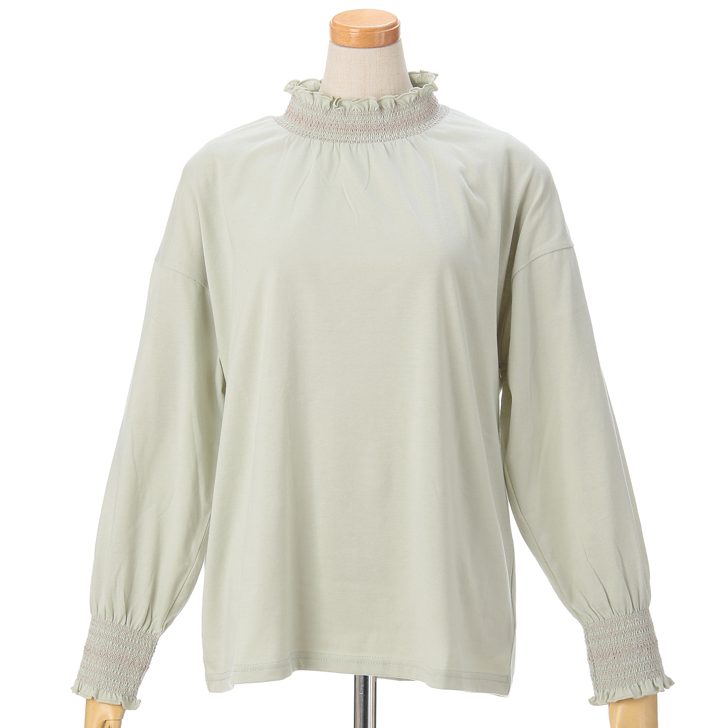 le colis TC天竺スモッキング刺繍プルオーバー - 画像5