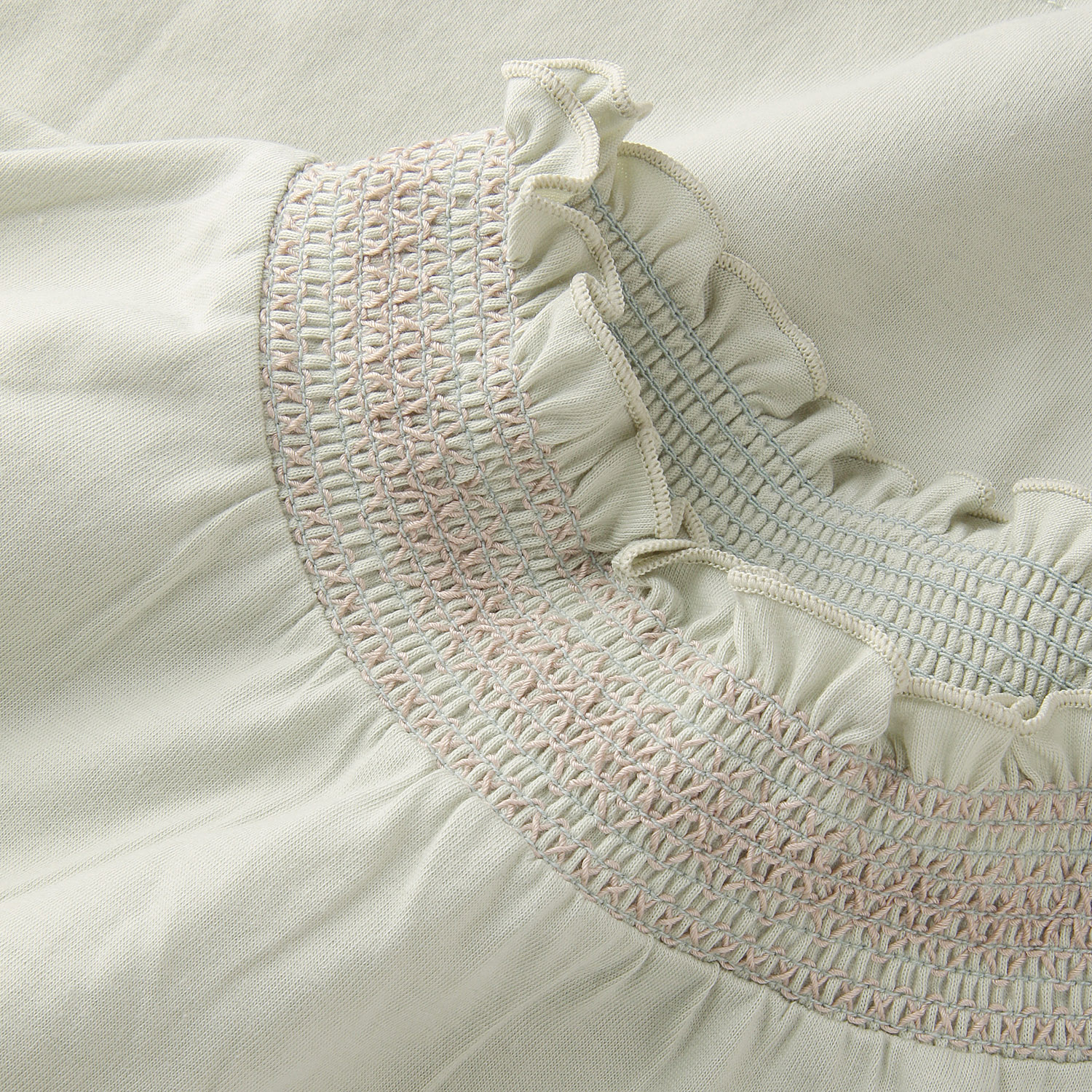 le colis TC天竺スモッキング刺繍プルオーバー - 画像7