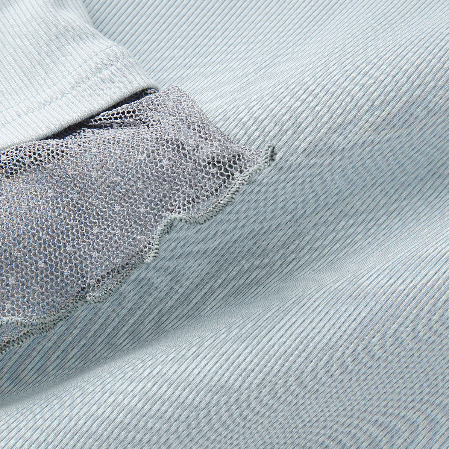 le colis テレコ袖ドットチュールレイヤードプルオーバー - 画像7