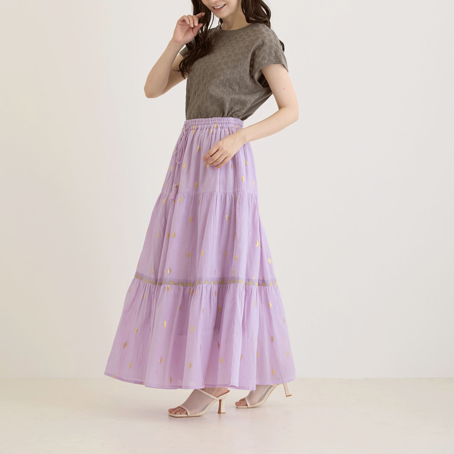 【お取寄せ】Shanti Shanti スカート リュミエール - 画像6