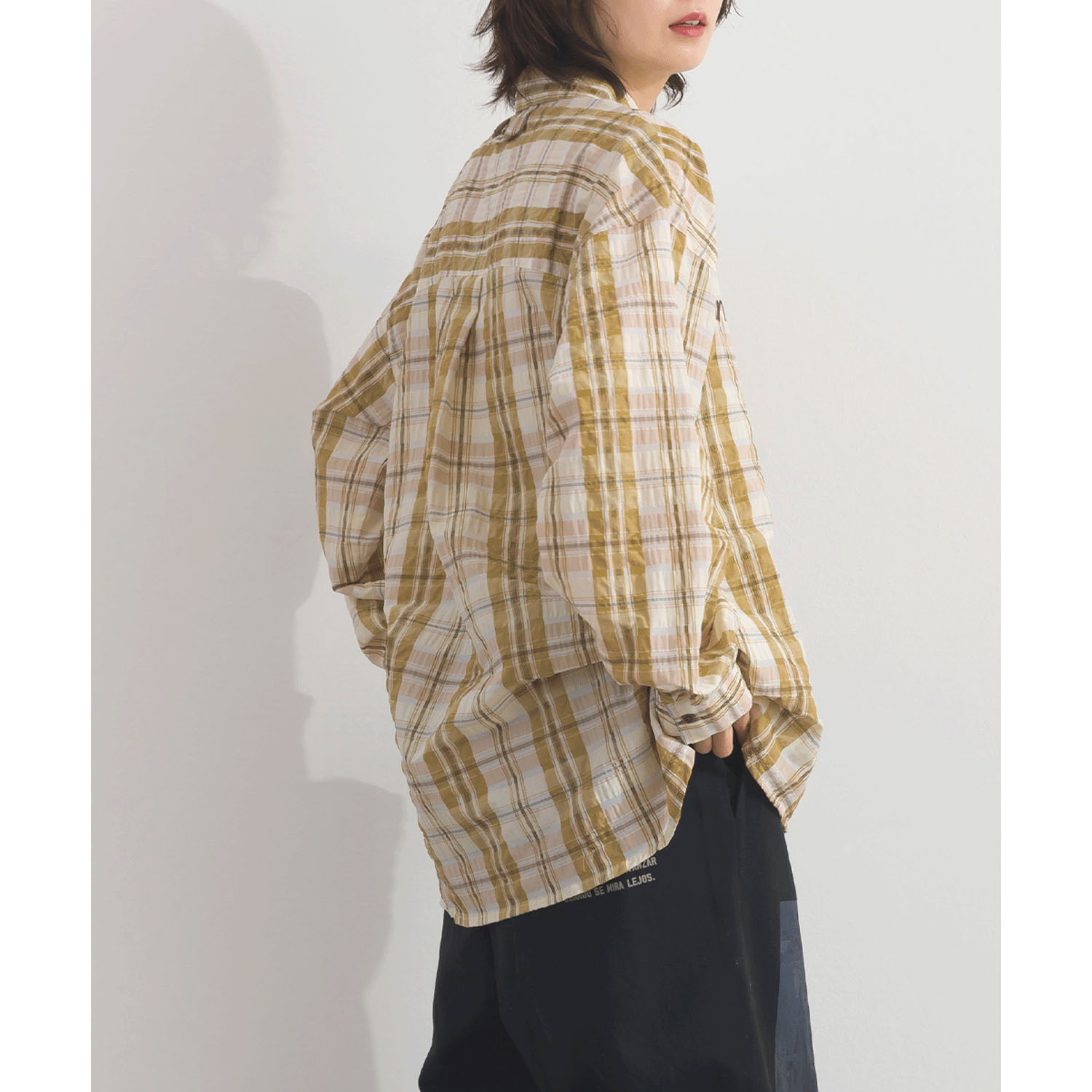 【ETONET限定】 iriey ワッシャーBIGシャツ - 画像26