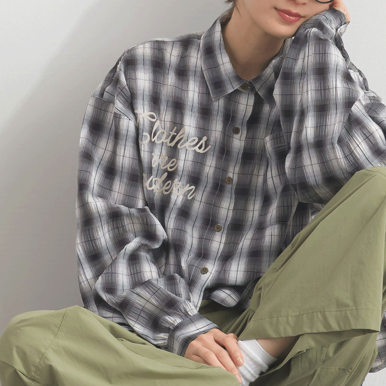 【ETONET限定】 iriey ワッシャーBIGシャツ - 画像10