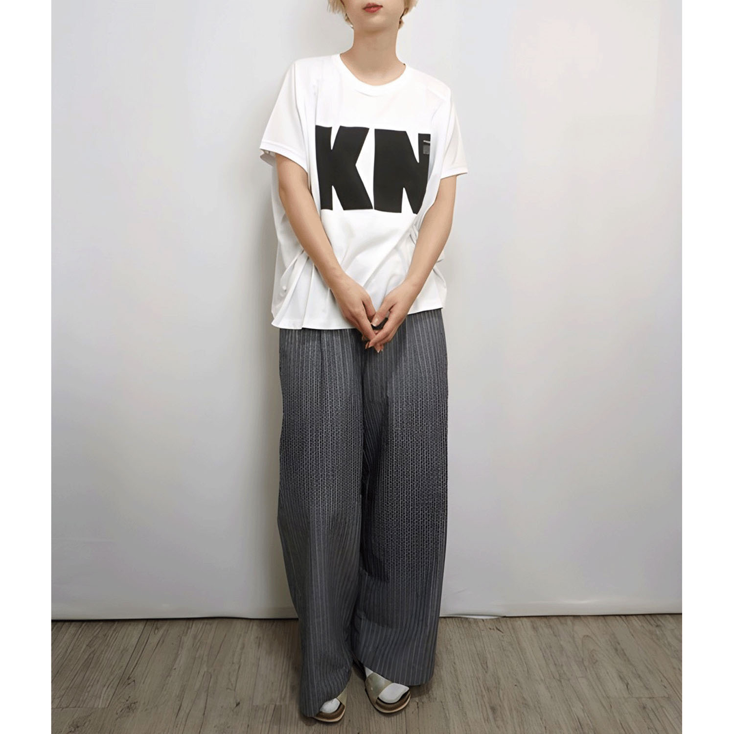 fu－dueka：： ビッグロゴ 変形ワイドTee - 画像8