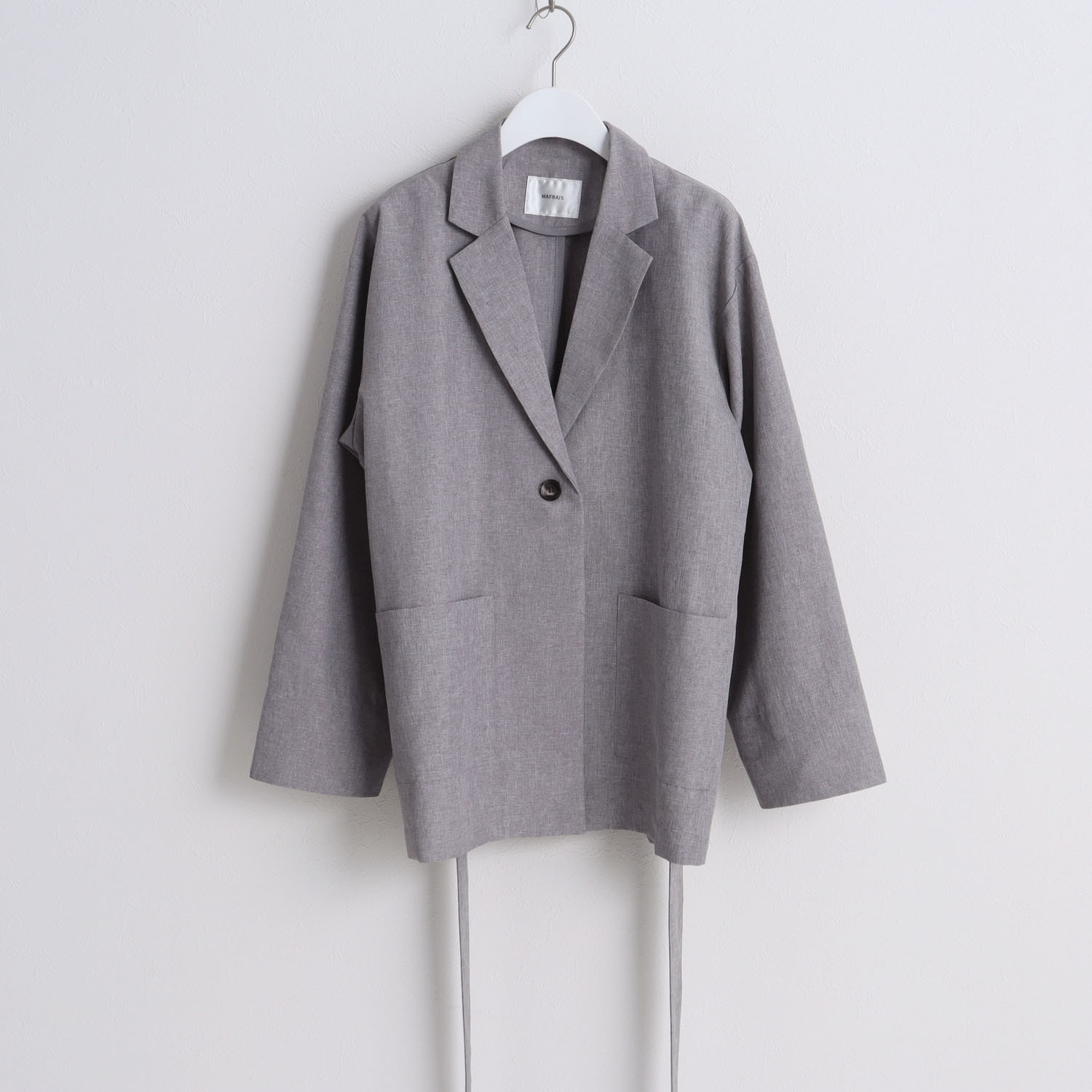 【Insta Live】MAFRAIS 麻ライクベルト付きジャケット - 画像7