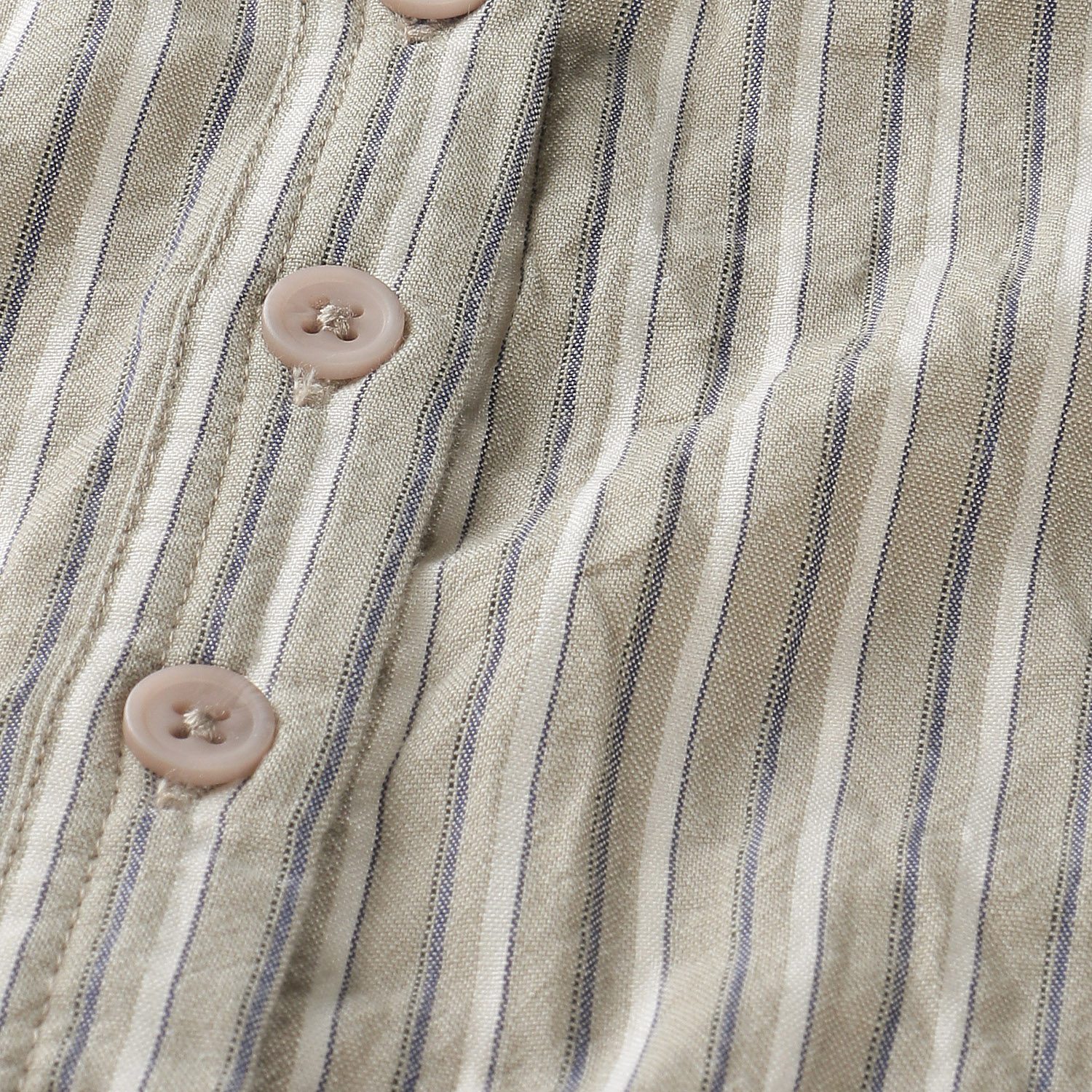 GENTIL マルチストライプポケットシャツ - 画像5