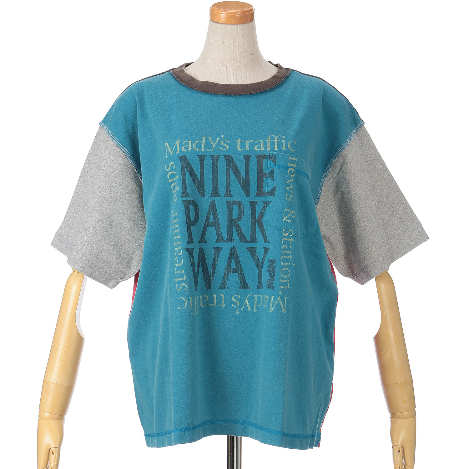 GENTIL リメイク風胸ポケロゴTee - 画像6