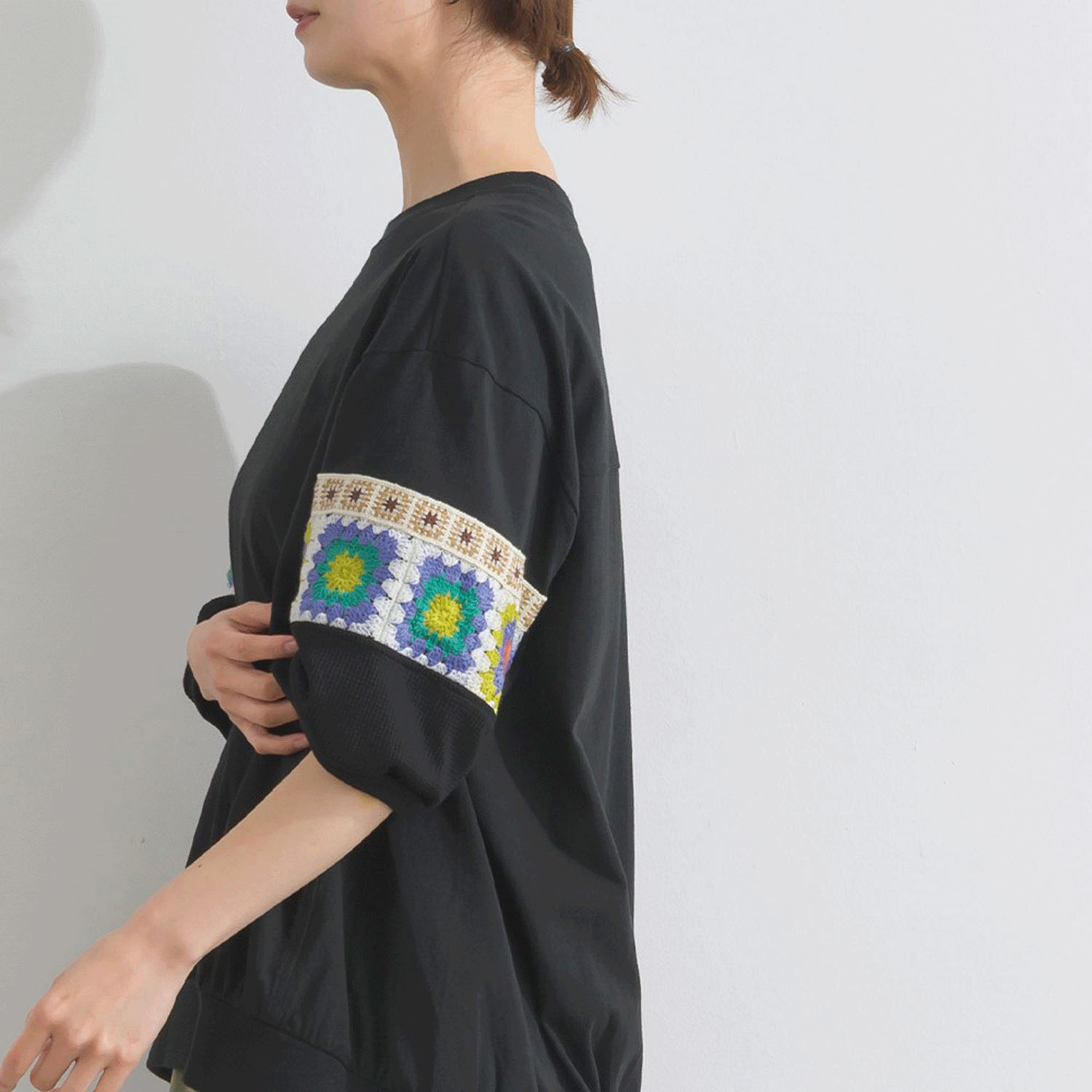 【ETONET限定】 iriey クロシェモチーフプルオーバー - 画像12