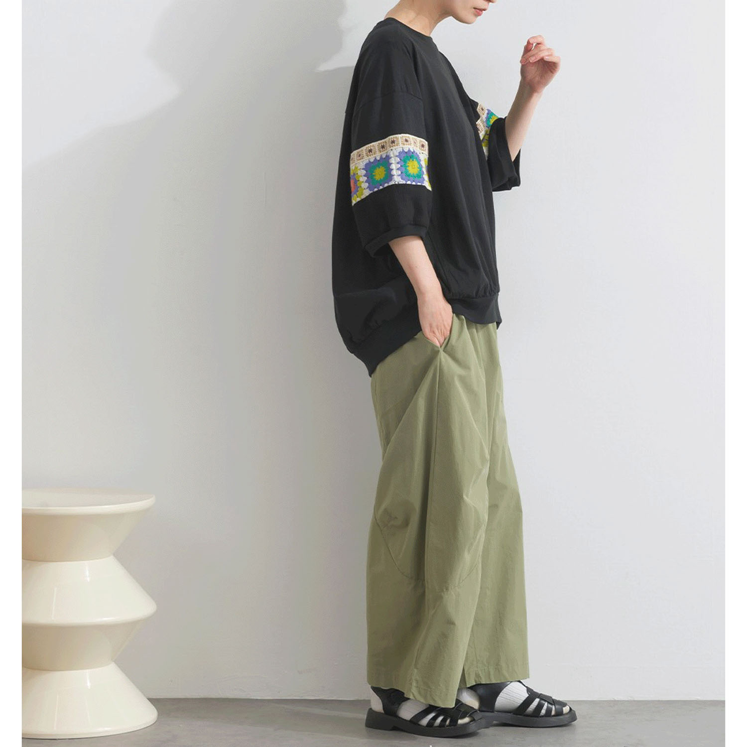 【ETONET限定】 iriey クロシェモチーフプルオーバー - 画像15