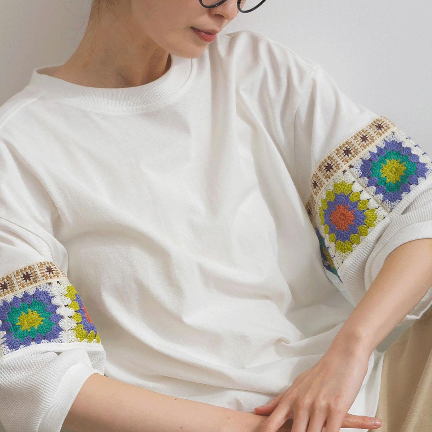 【ETONET限定】 iriey クロシェモチーフプルオーバー - 画像23