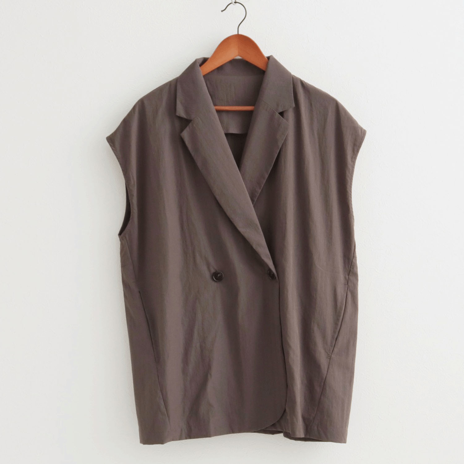 le colis ナイロンヴィンテージテーラーベスト - 画像6