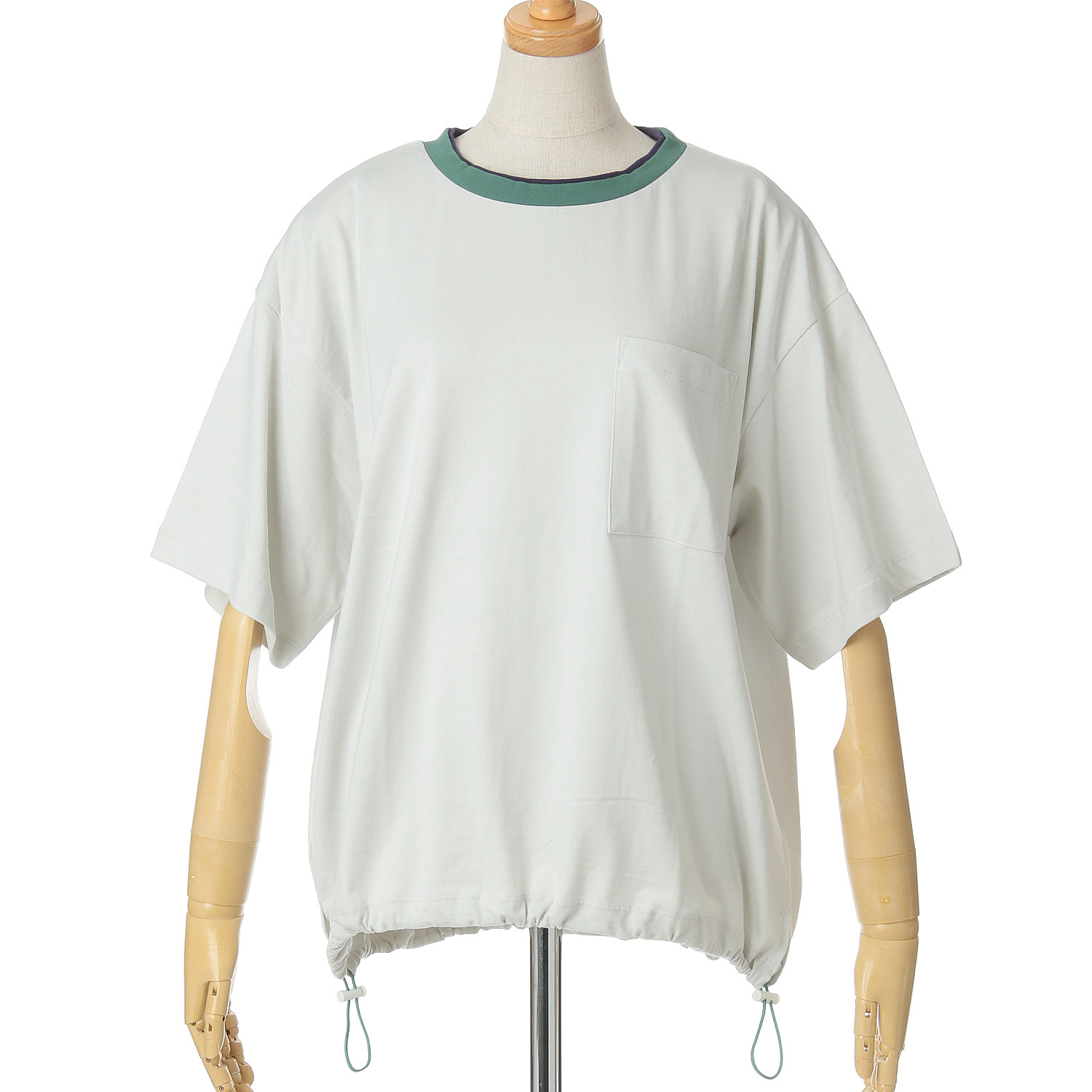 【Insta Live】GENTIL 衿レイヤード裾ドロストTee - 画像7