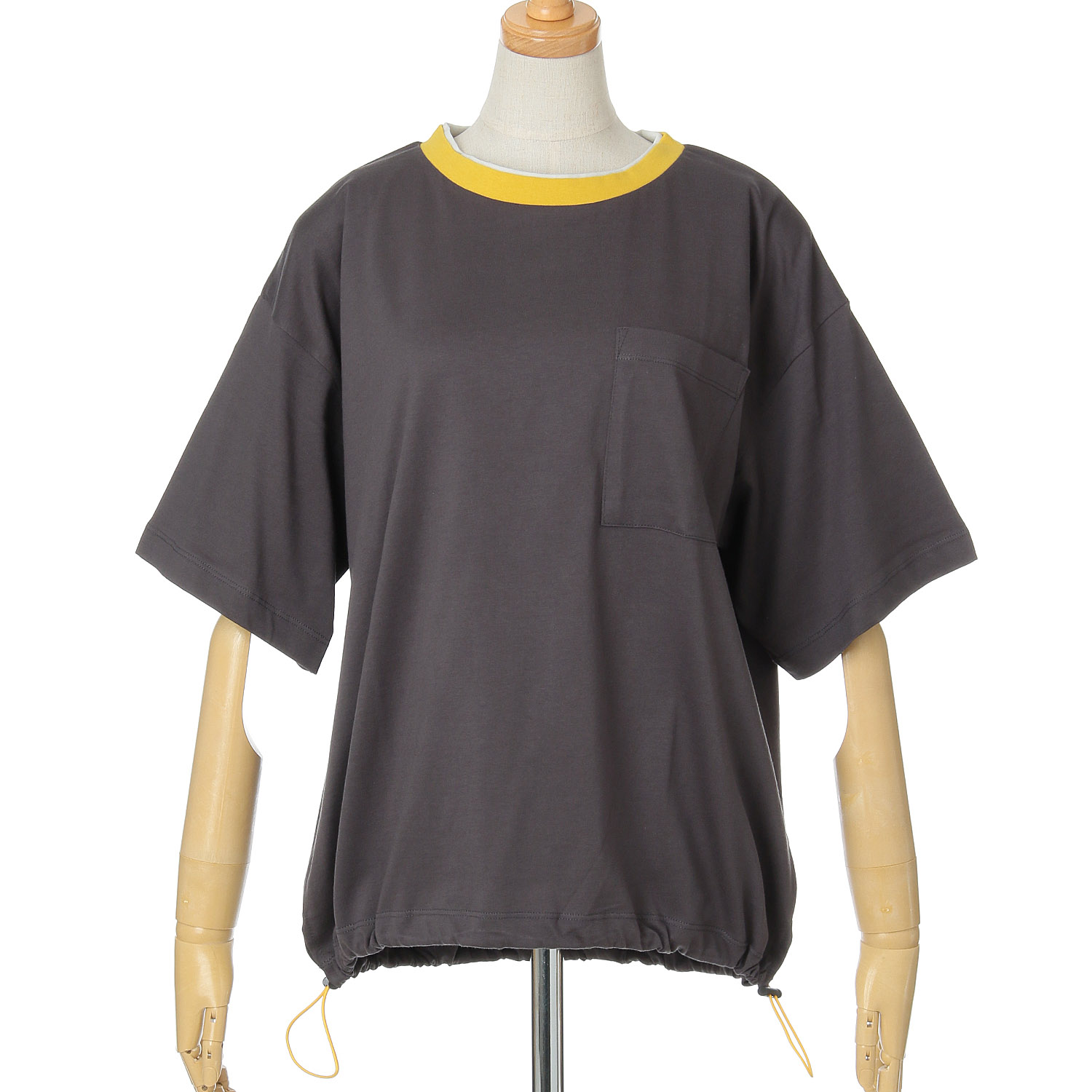 【Insta Live】GENTIL 衿レイヤード裾ドロストTee - 画像8