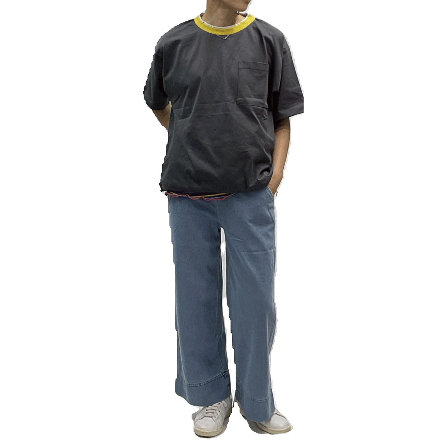 【Insta Live】GENTIL 衿レイヤード裾ドロストTee - 画像9