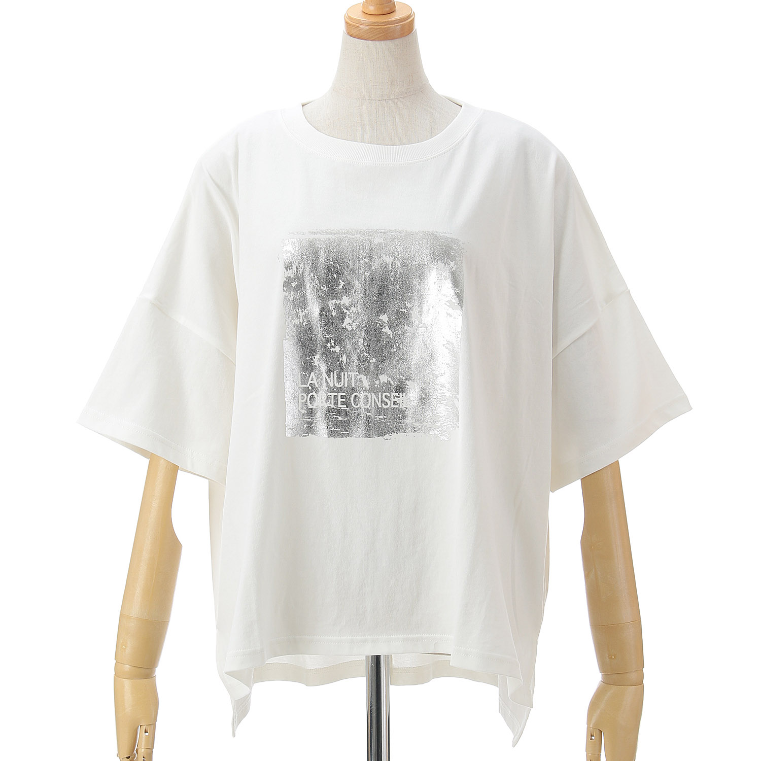 le colis ドライタッチワイドロゴTEE 接触冷感 - 画像3