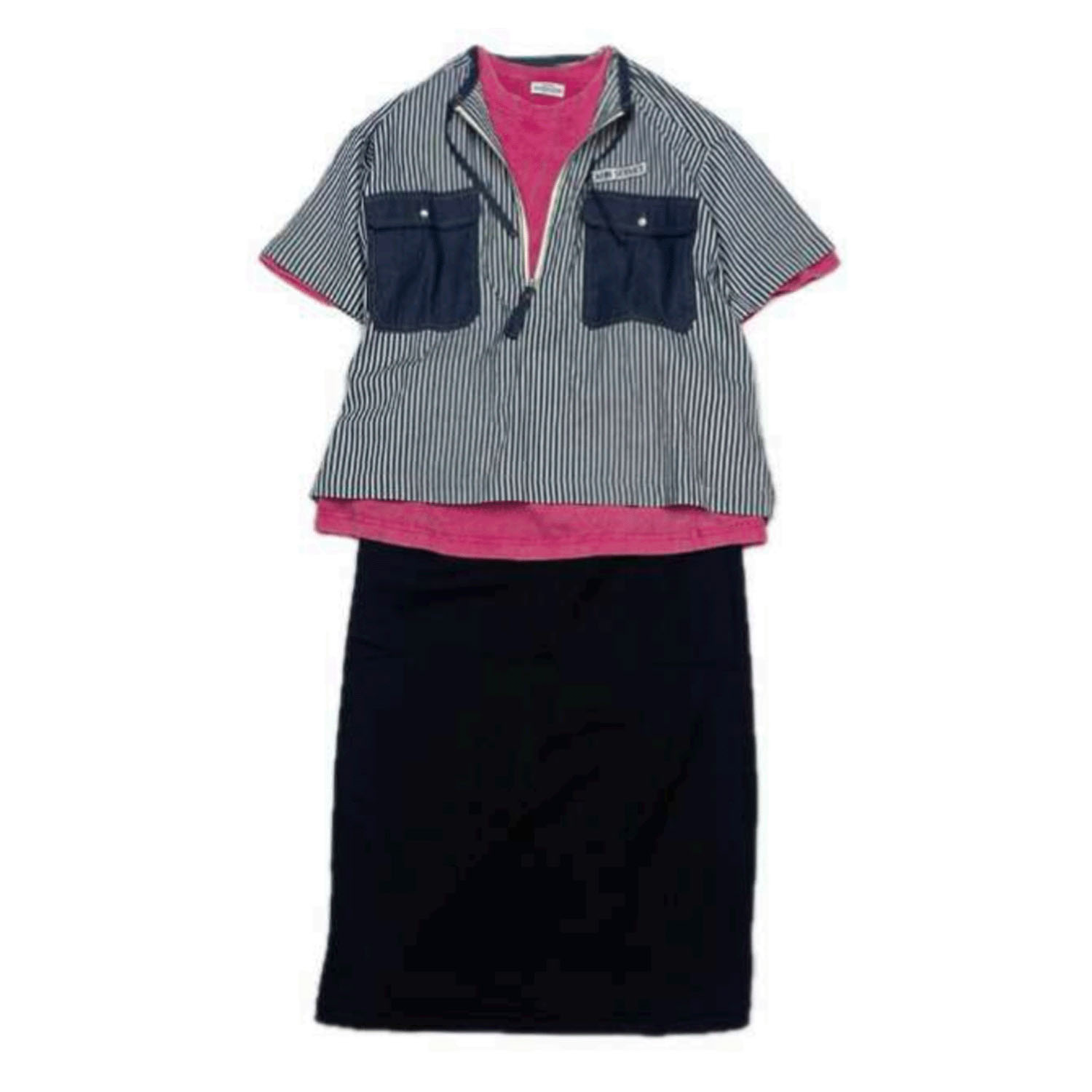 GENTIL ハーフジップデニムシャツ - 画像13