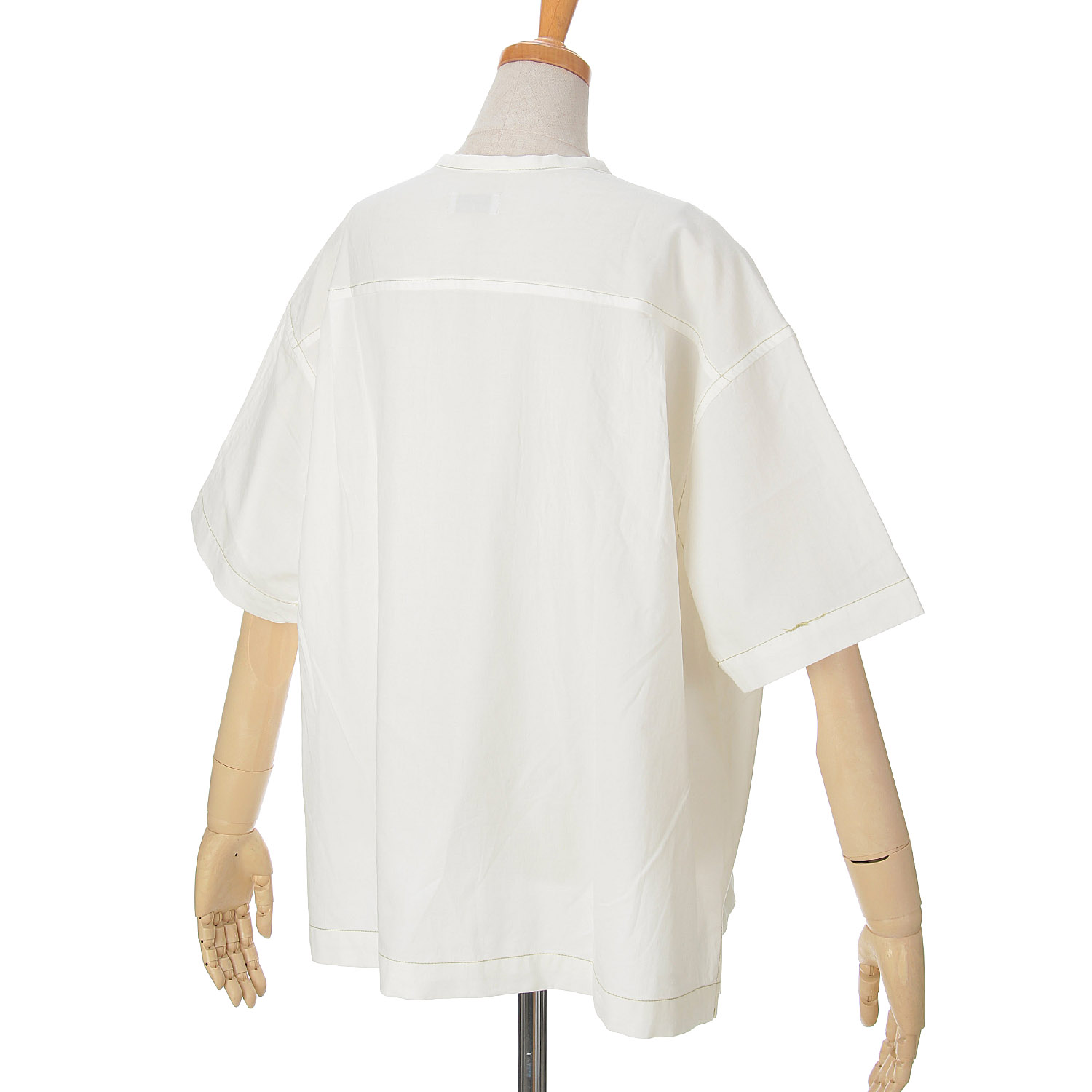 GENTIL ハーフジップデニムシャツ - 画像5