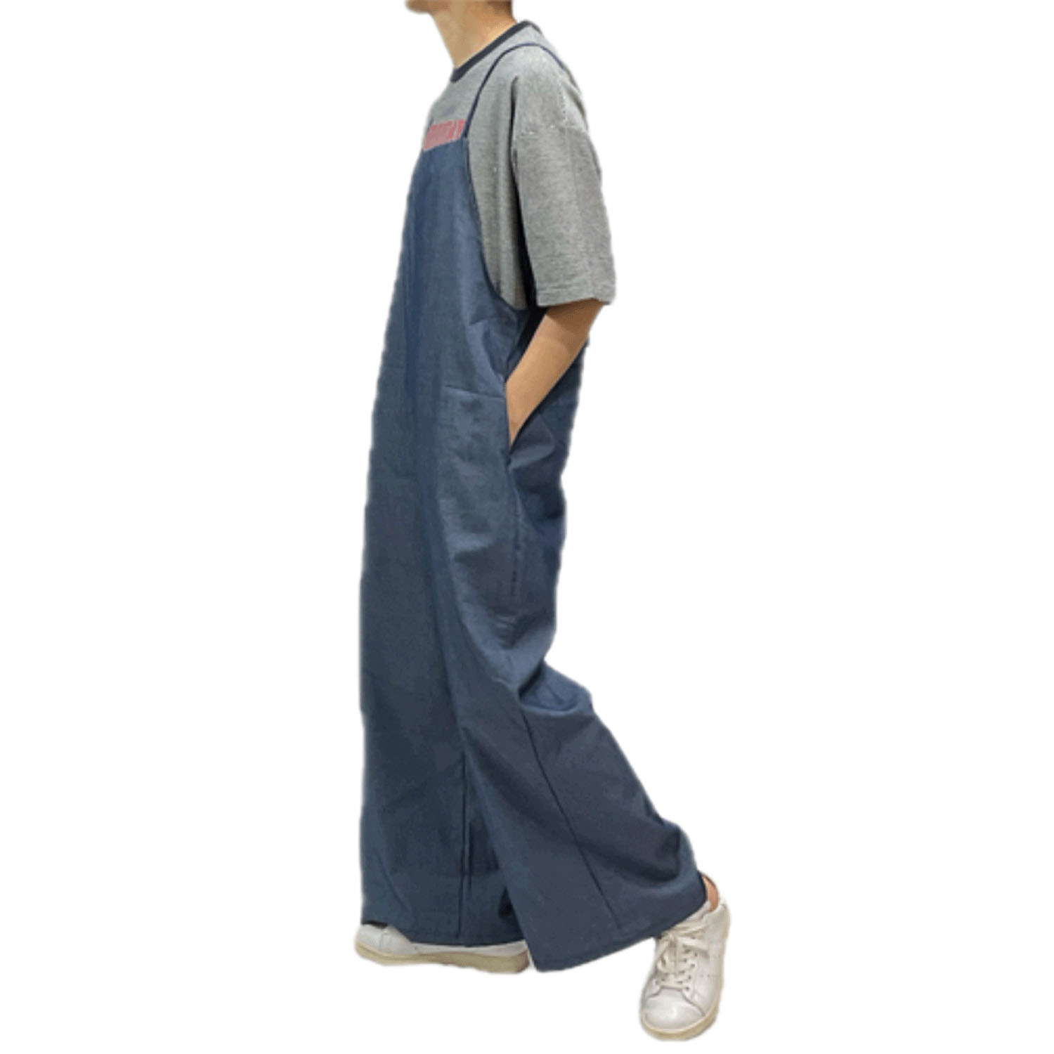 GENTIL ライトデニムサロペット - 画像6