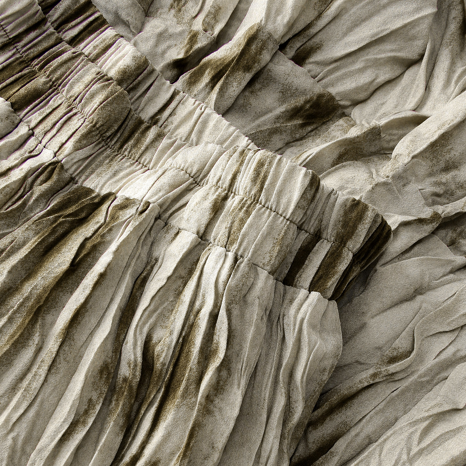 GENTIL タイダイプリント クリンクル加工スカート - 画像12