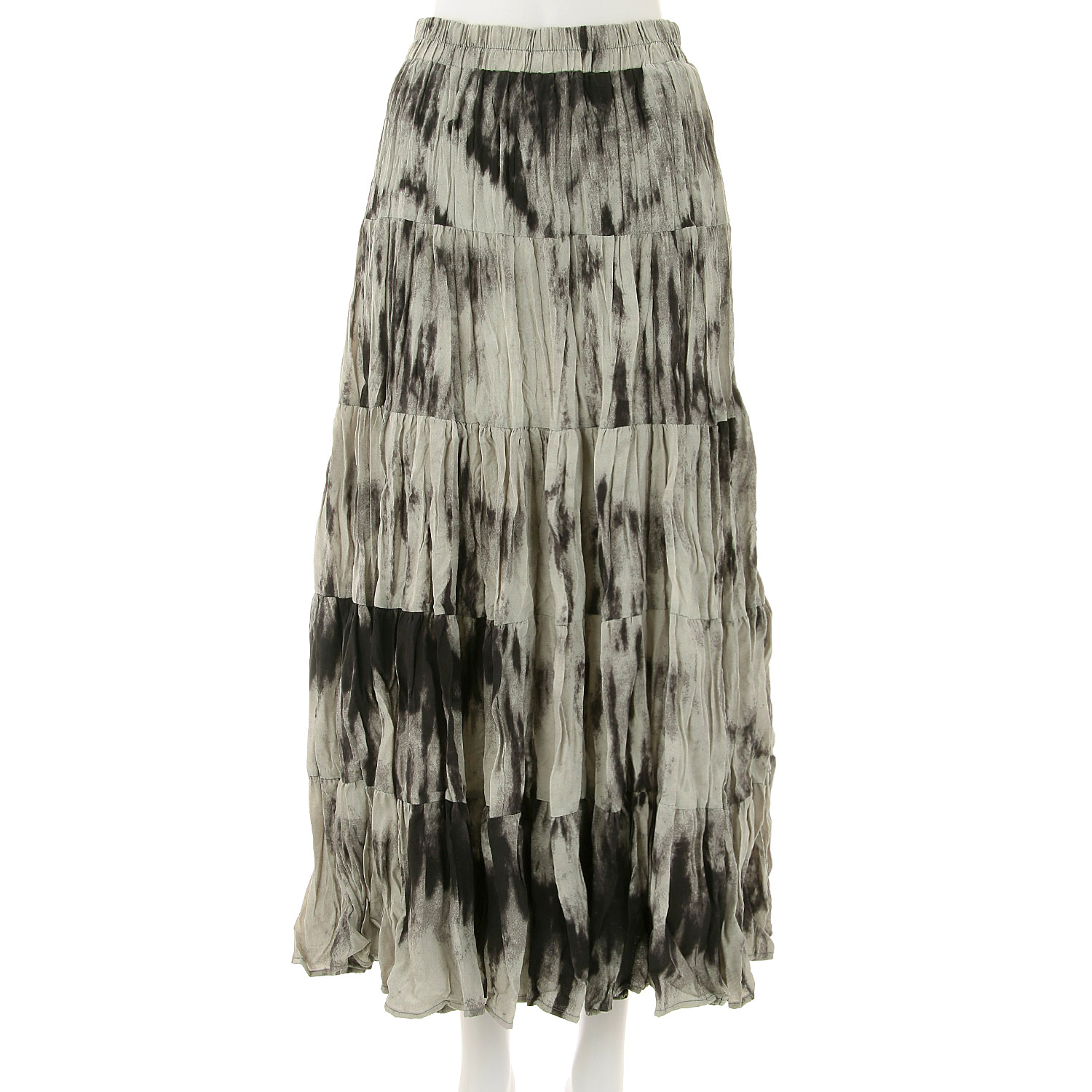 GENTIL タイダイプリント クリンクル加工スカート - 画像9