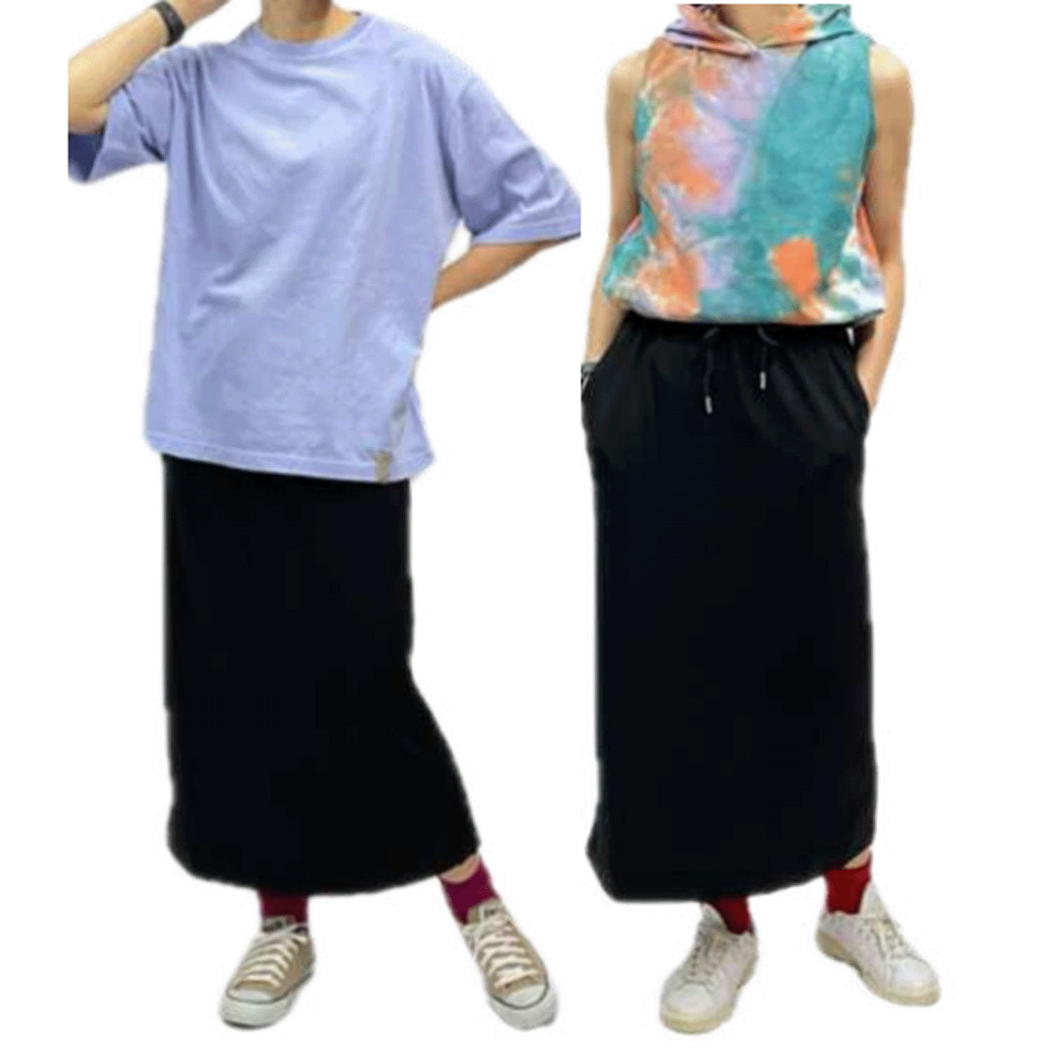 GENTIL ストレッチスムース タイトスカート