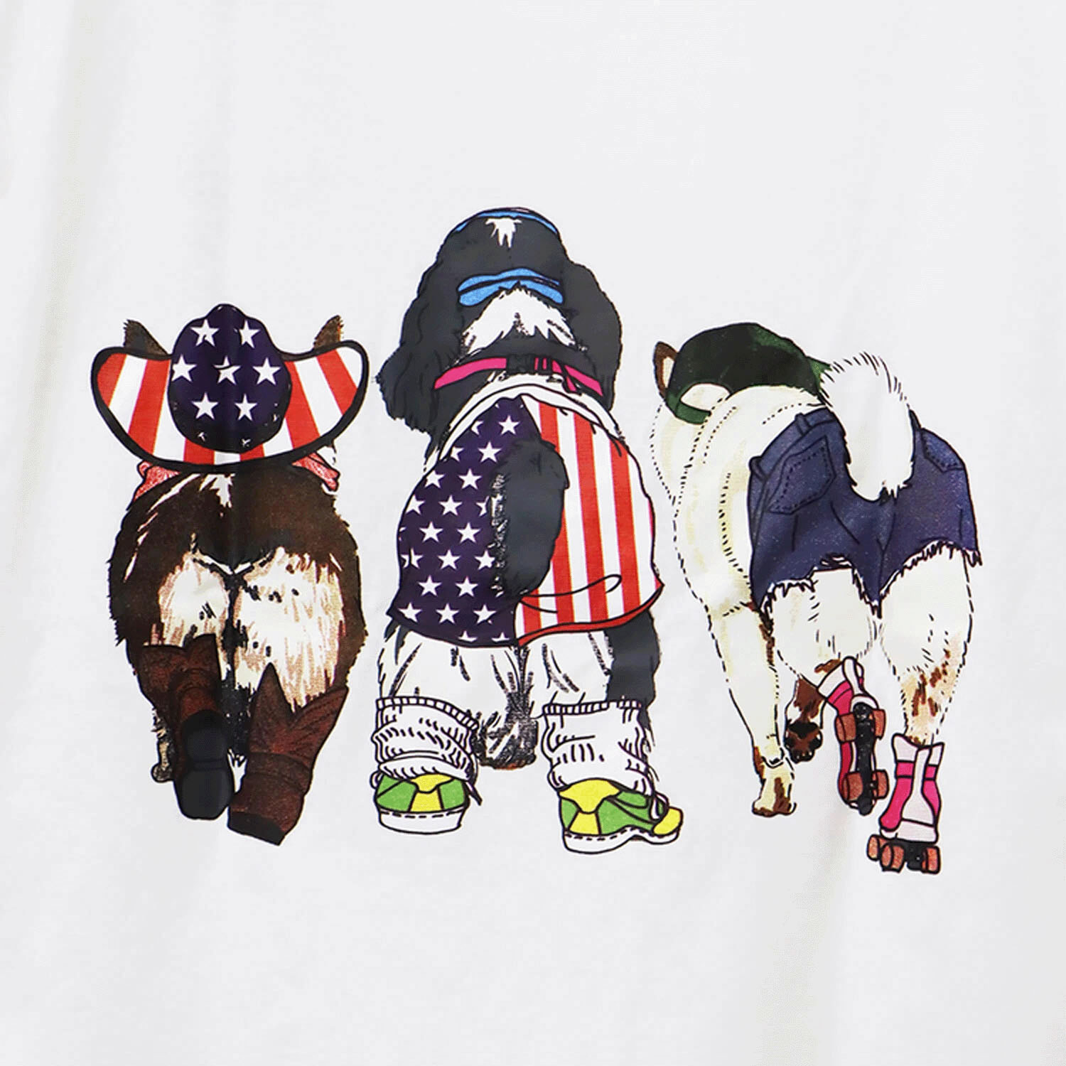 【Insta Live】CORISCO Animal Village 前後プリントイヌTシャツ - 画像6