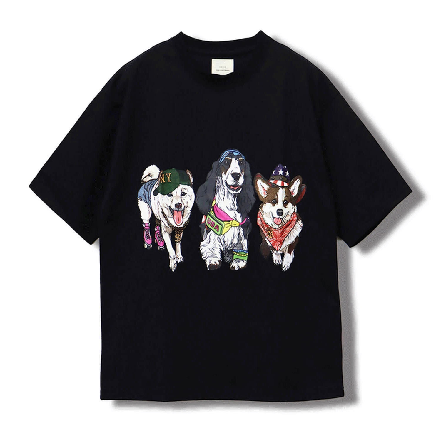 【Insta Live】CORISCO Animal Village 前後プリントイヌTシャツ - 画像10