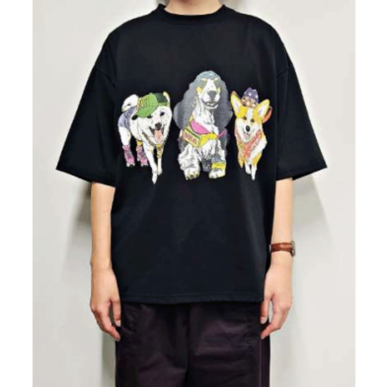 【Insta Live】CORISCO Animal Village 前後プリントイヌTシャツ