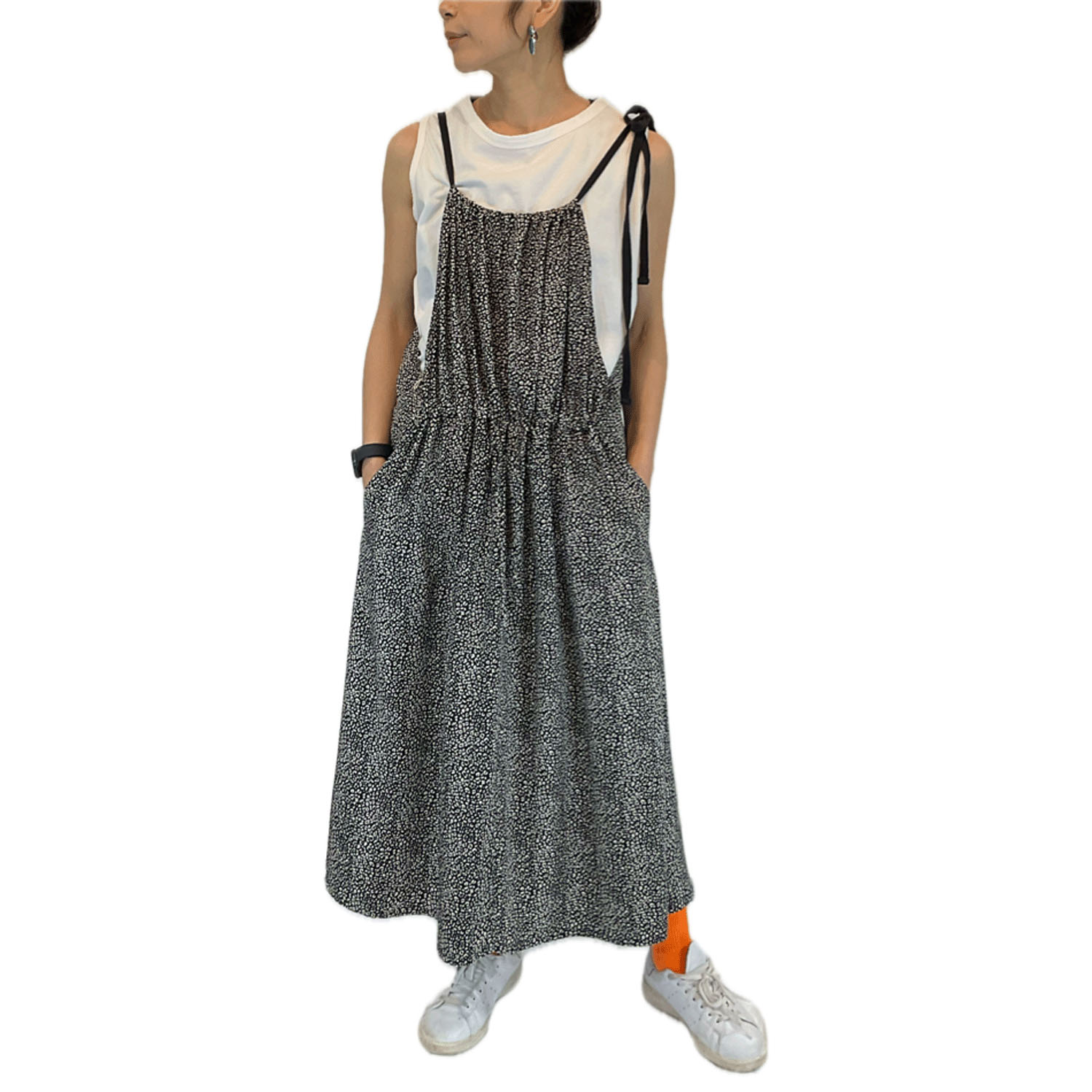 【InstaLive】GENTIL デニムと小花柄の前後2WAYジャンスカ - 画像3