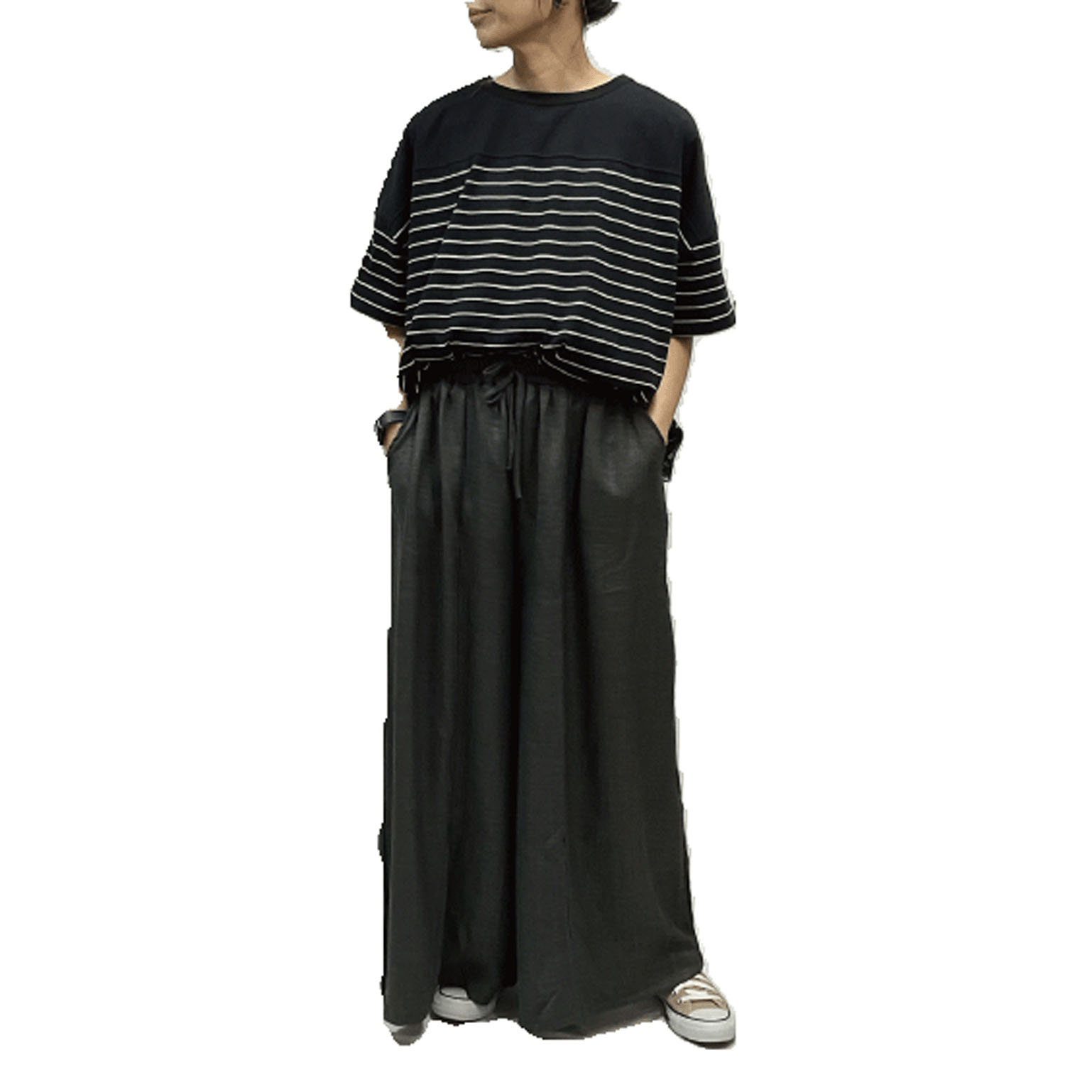 GENTIL フレアーワイドパンツ - 画像2