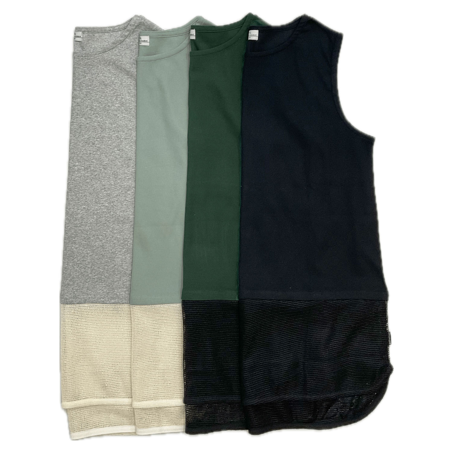 GENTIL メッシュ切替テレコタンク - 画像2