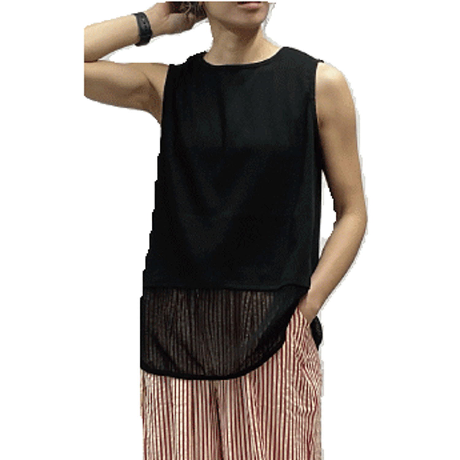 GENTIL メッシュ切替テレコタンク